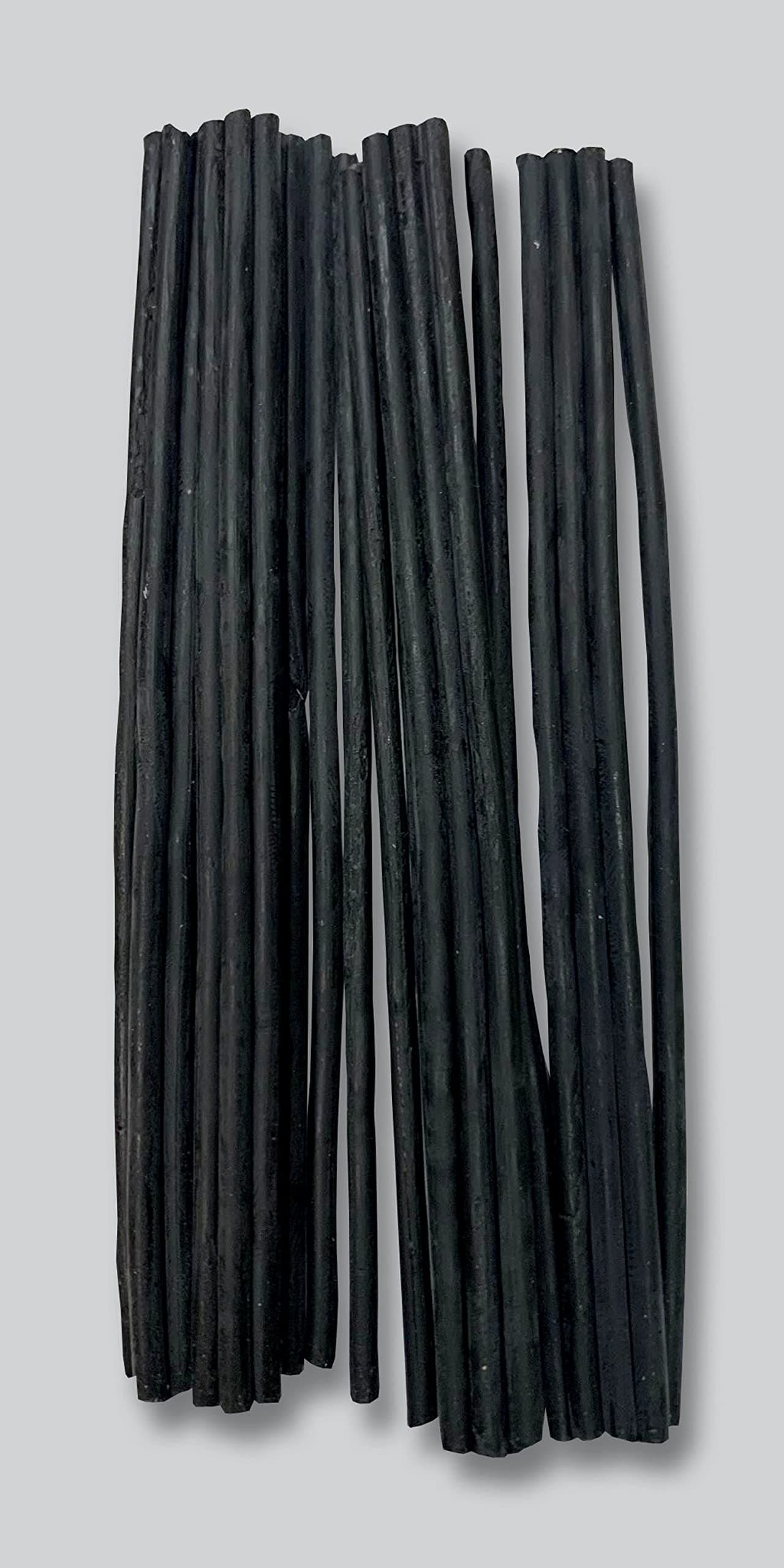 Beeswax Spaghetty Sticks for Ukrainian Pysanky Easter Egg Decorating, 30-Pack, Triple Filtered, Black, Compatible with Kistka Hot Wax Pen