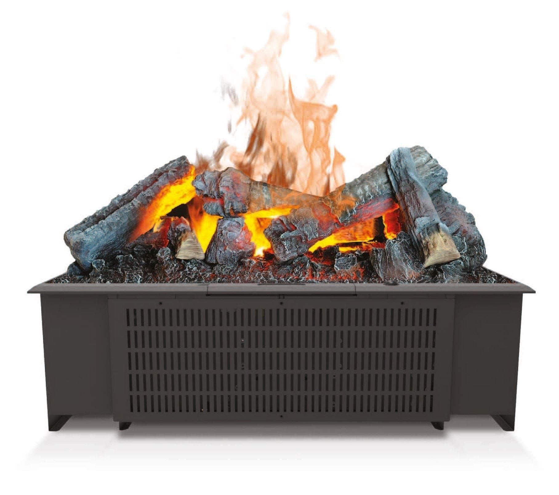 EWT OMC 600 Cassette ll Opti-Myst 3D Electric Fireplace Insert: Grate All Round (Jagged)