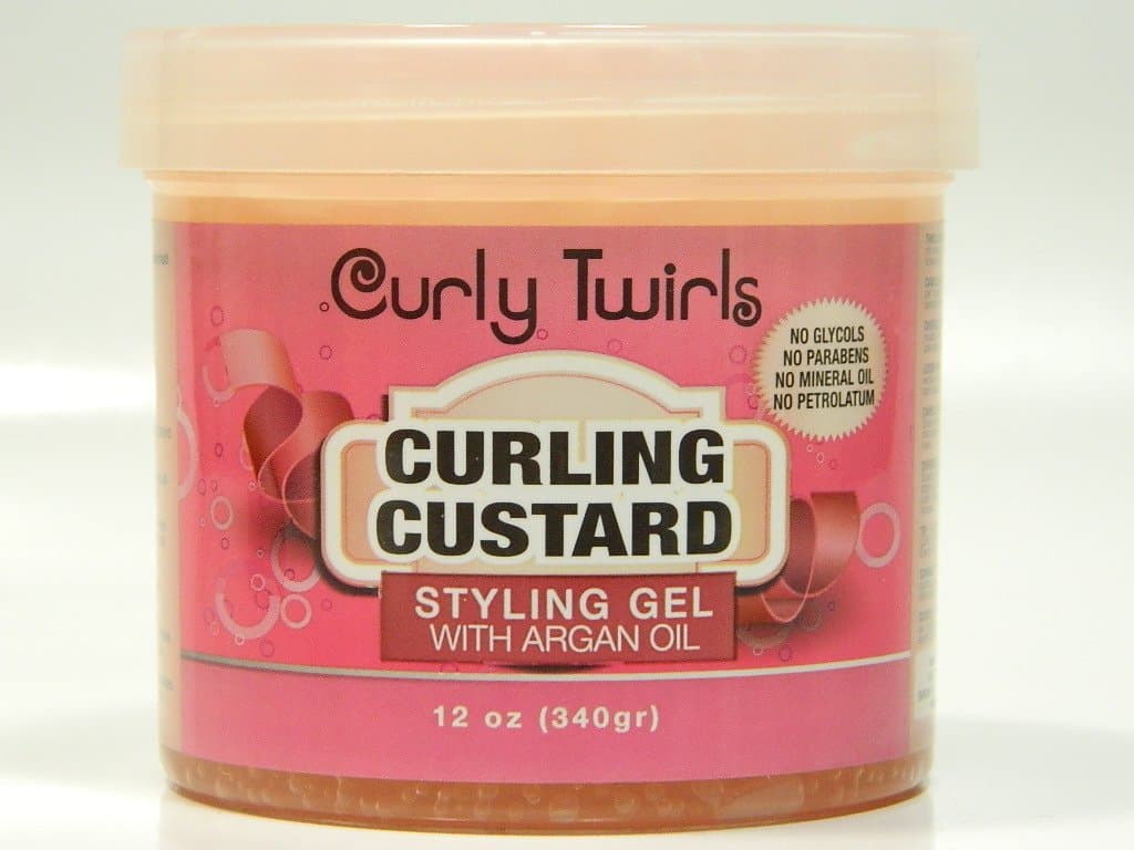 Custard Styling Gel for Curly Hair 12 Oz. Jar