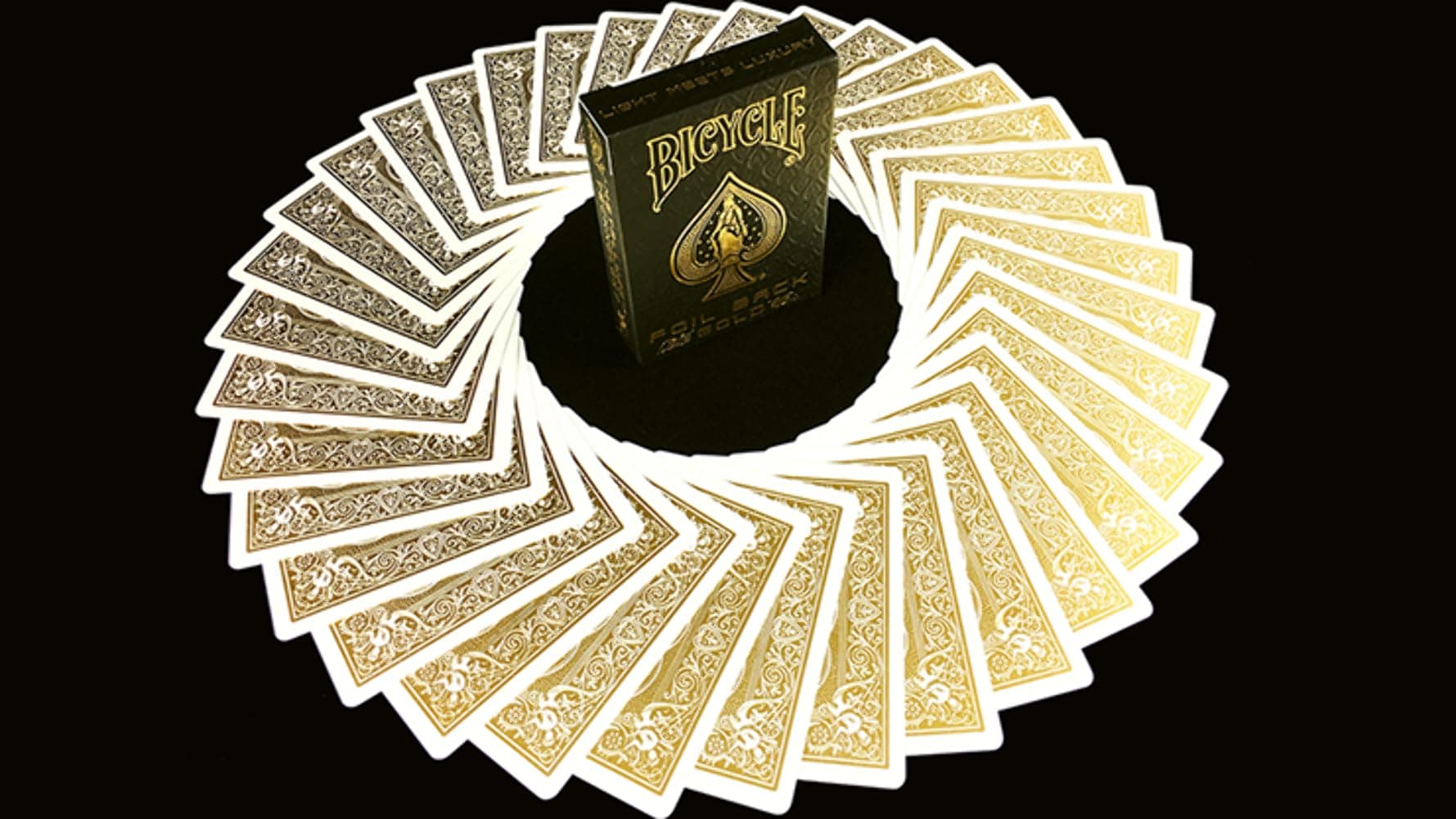MetalLuxe Gold Playing Cards Limited Edition by JOKARTE | Poker Deck | Collectable