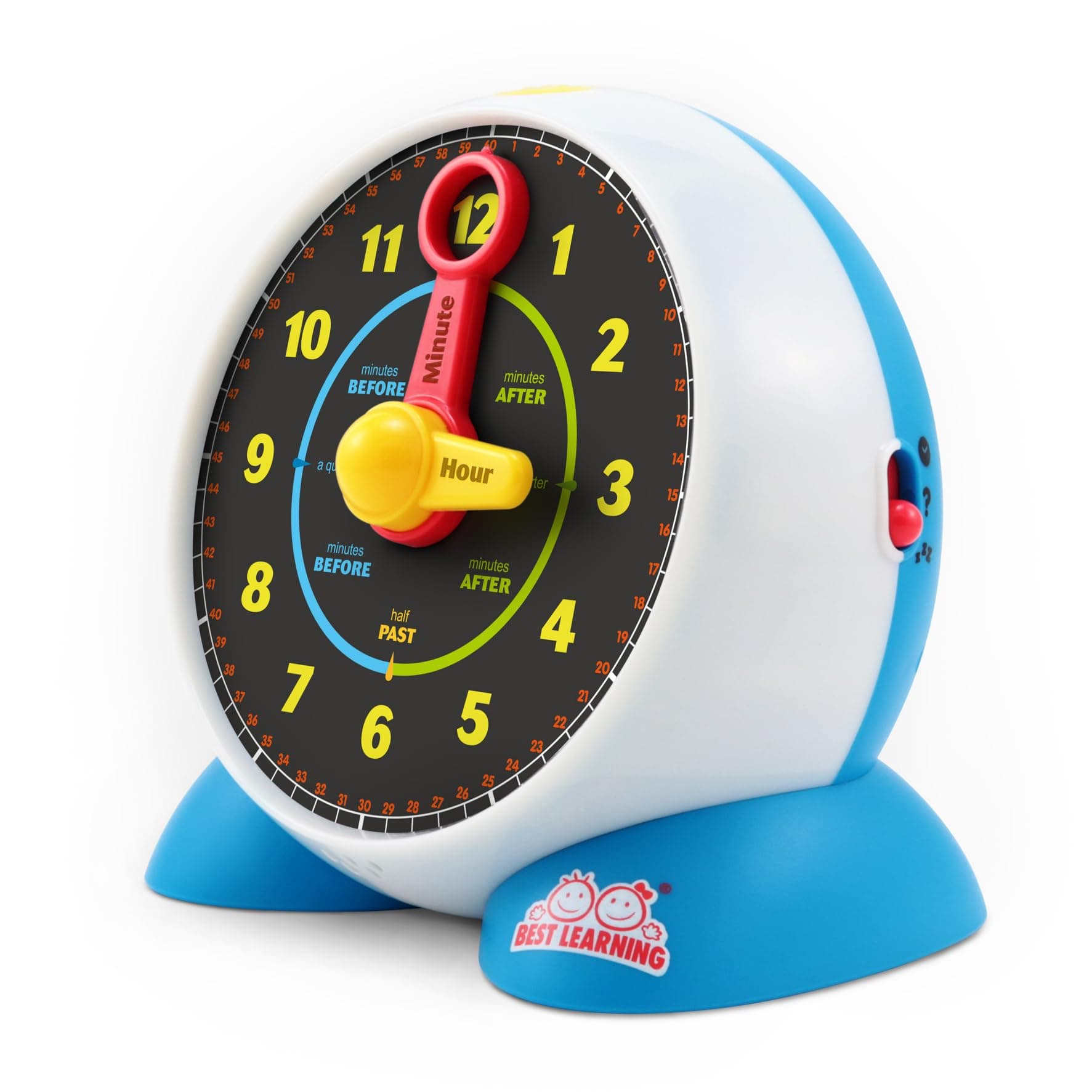 - BEST LEARNING Learning Clock - Educational Talking Learn to Tell Time Teaching Toy with Quiz and Music Sleep Mode - Toddlers & Kids Ages 3, 4, 5, 6 Years Old Boy and Girl Birthday Present