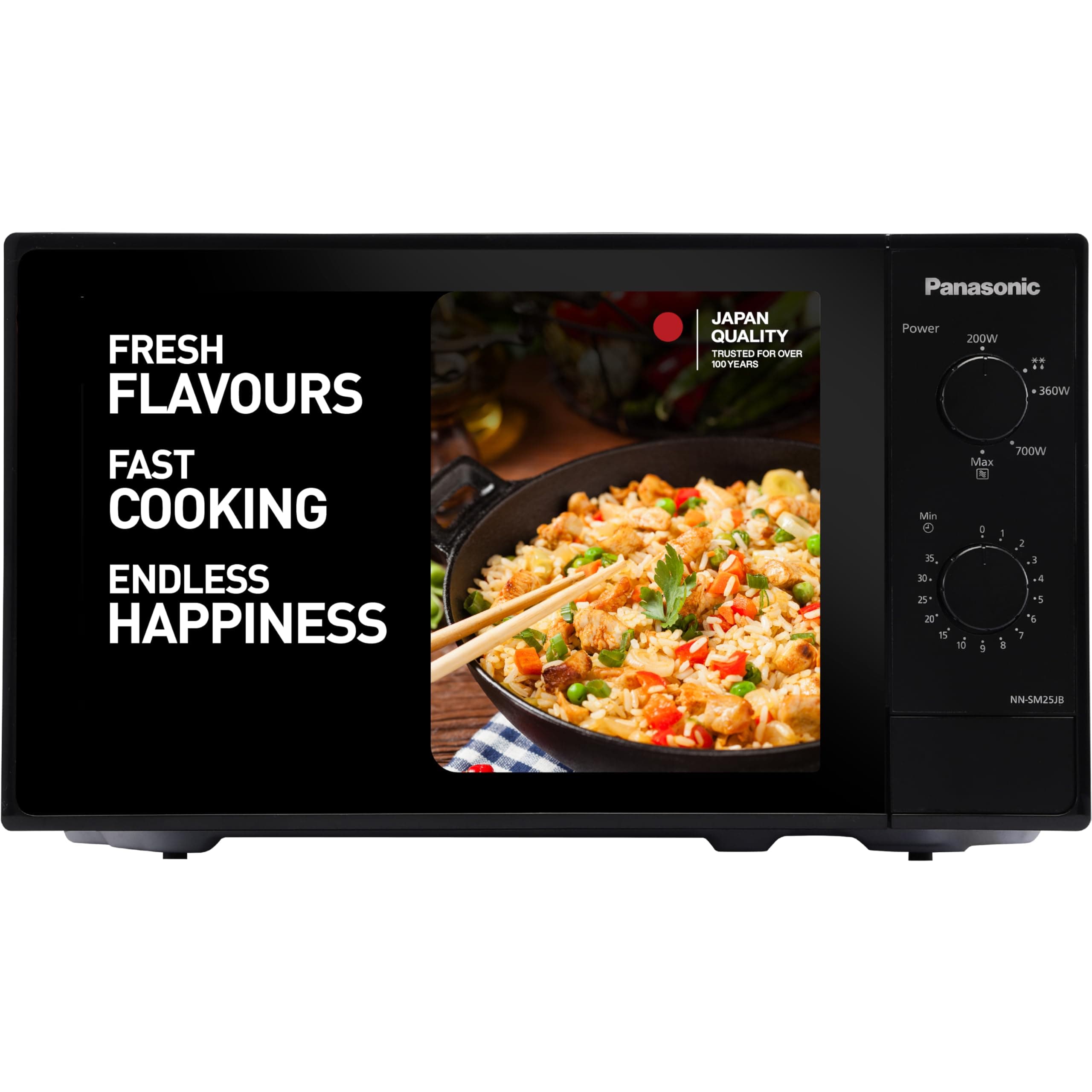 Panasonic 20 L Solo Microwave Oven (NN-SM25JBFDG,Black)
