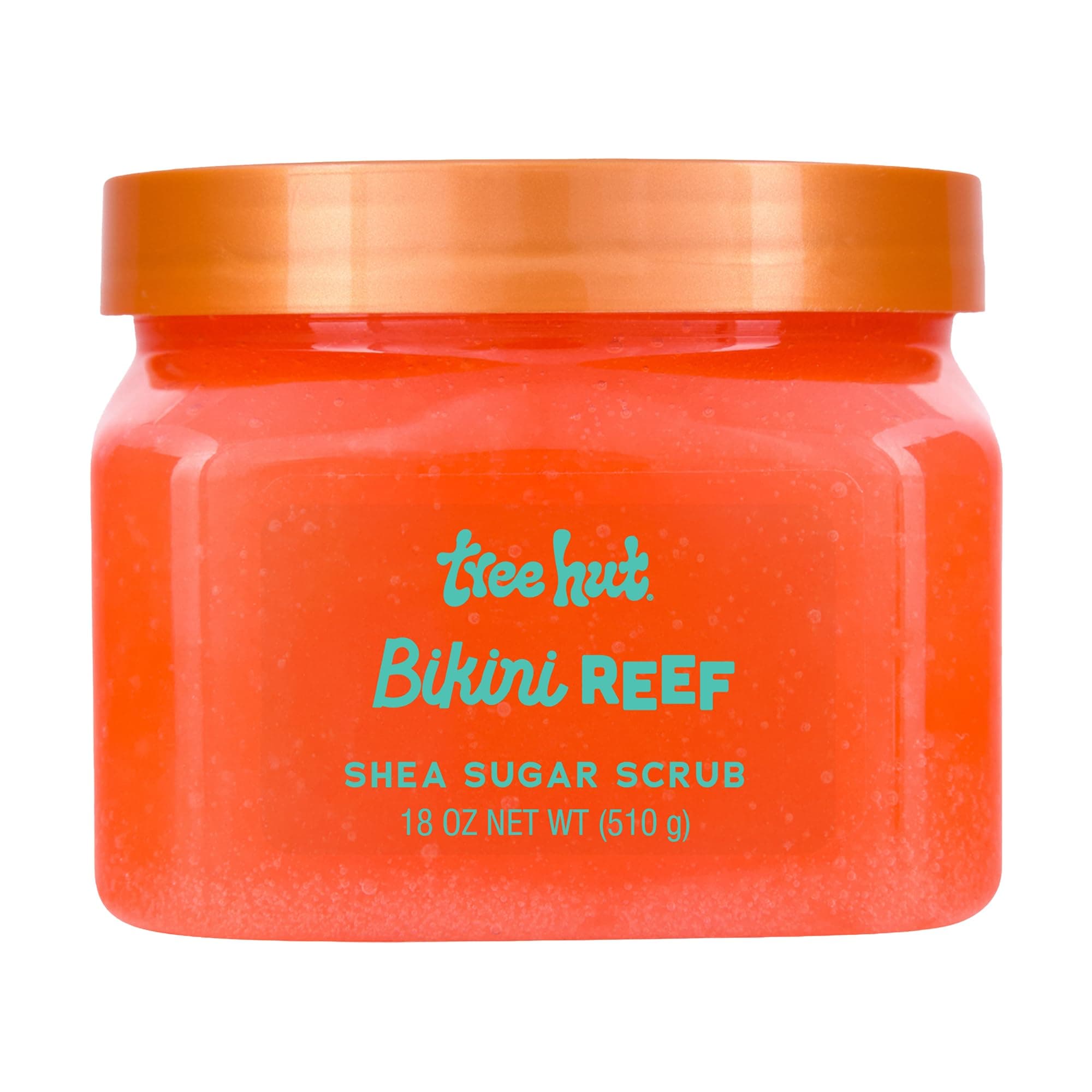 Bikini Reef Shea Sugar Scrub, 510g - Exfoliating Body Scrub with Shea Butter to Remove Dead, Dry Skin for Deep Hydration