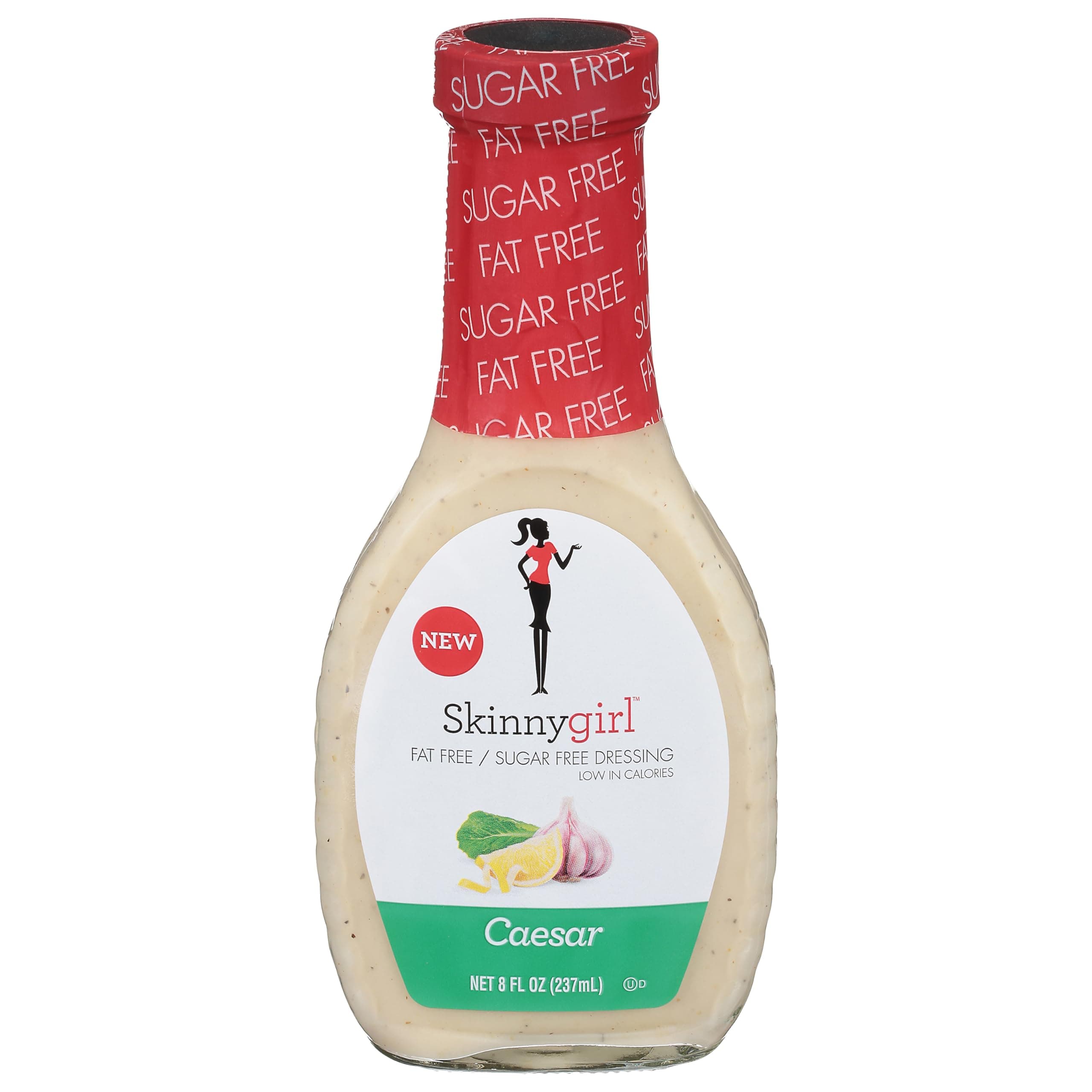 Sugar Free Gluten Free Salad Dressing, Caesar, 8 Ounce