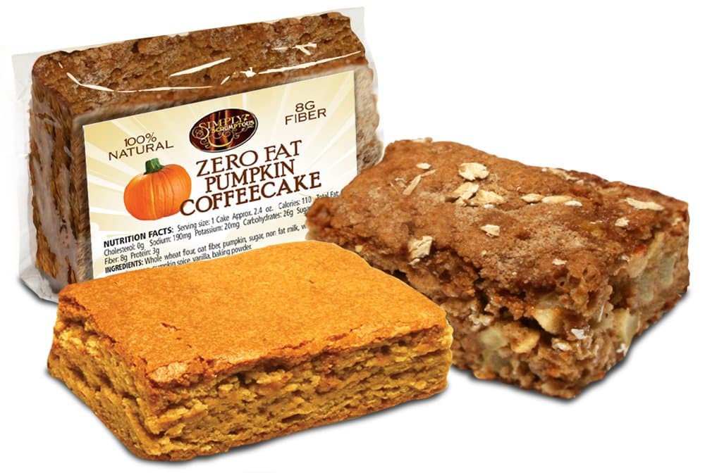 Simply ScrumptousLow Carb Double Fudge Brownie and Fat Free Pumpkin Coffee Cake