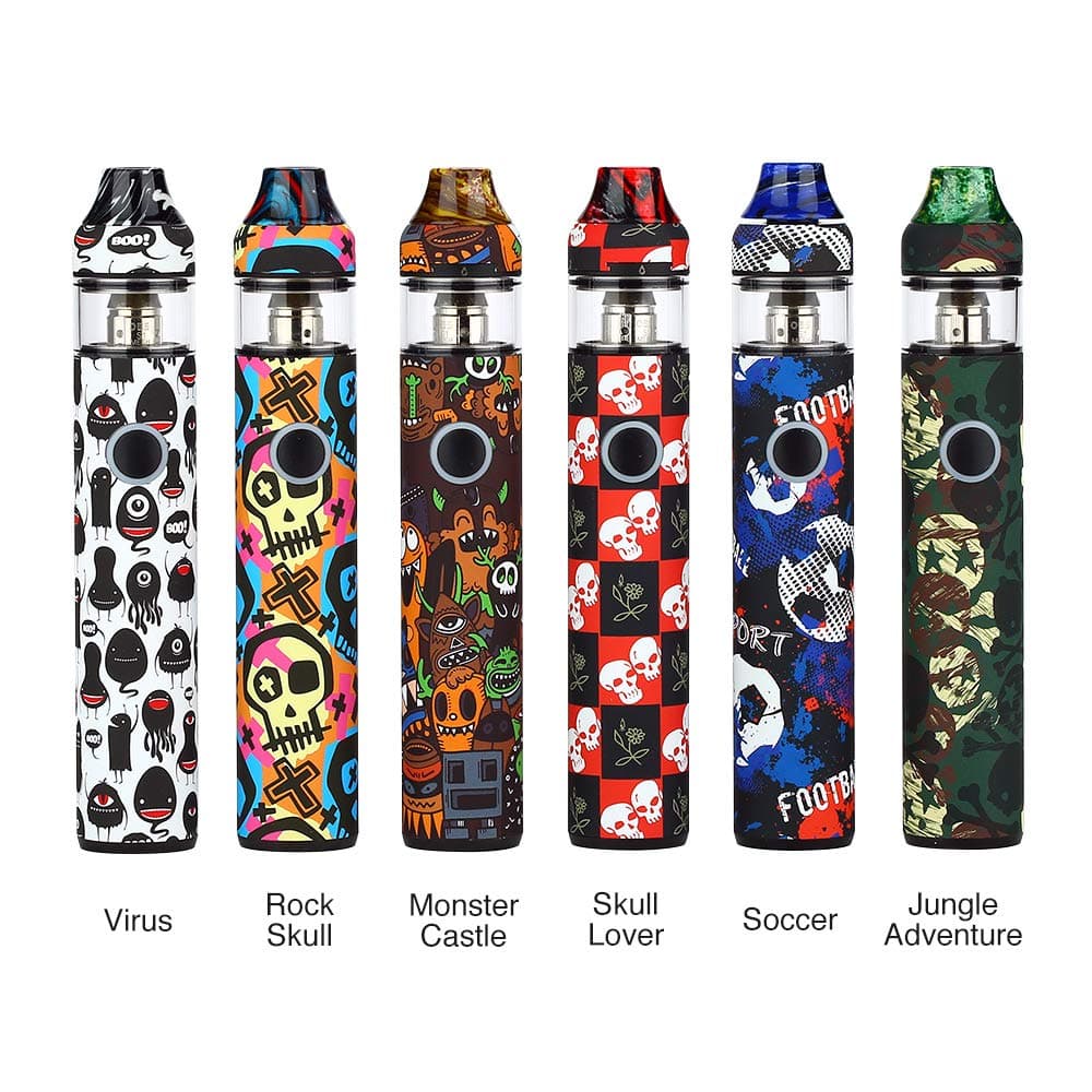 OBS KFB2 Kit 1500mAh Battery with 2X Spare Coils 1x Extra O-Ring No Nicotine TPD Compliant (Monster Castle)