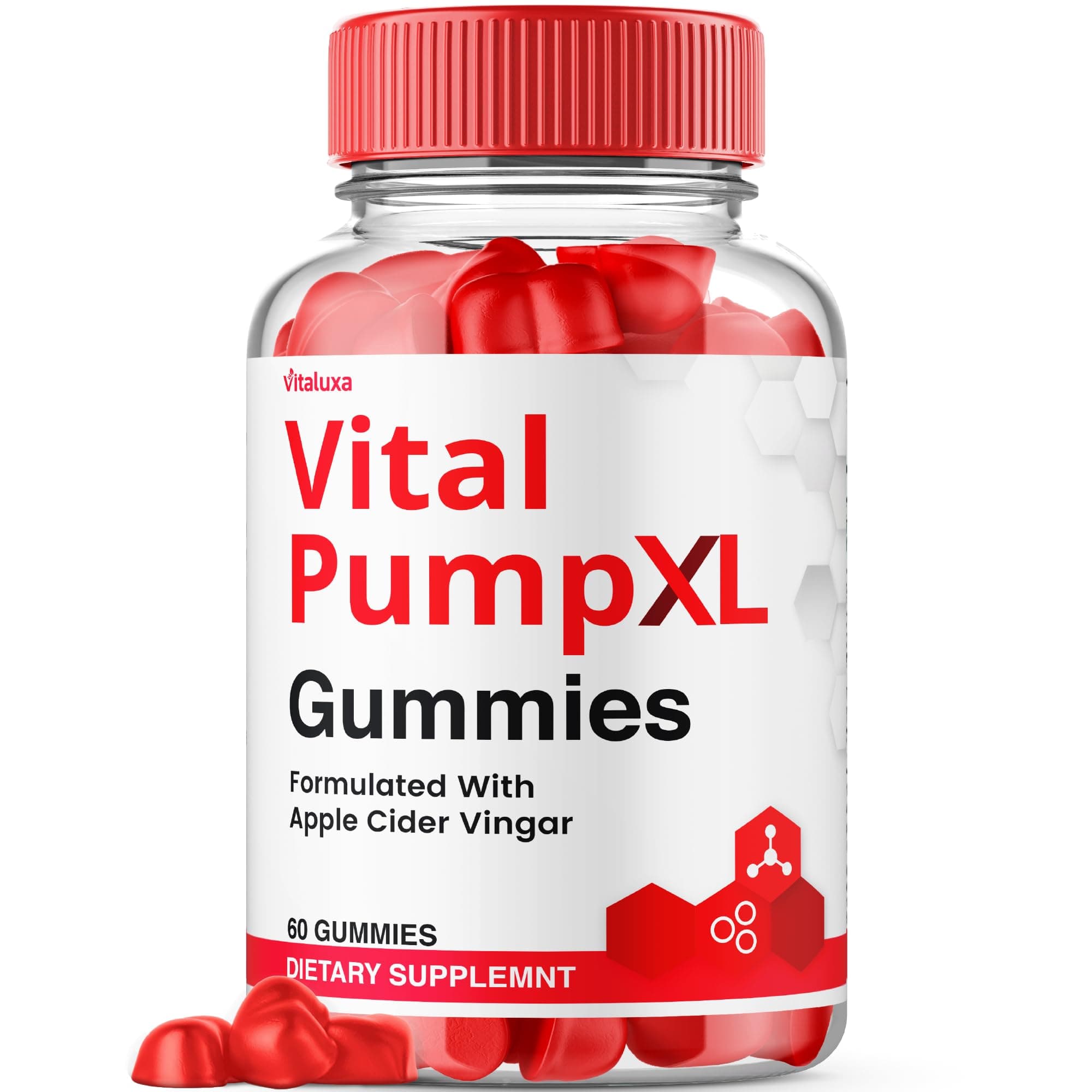 Vital Pump XL Gummies, Vita Pump XL for Men - Vitalpumpxl Extreme Performance Advanced Formula Supplement, Vitale PumpXL Maximum Strength Potency, Vitapump Gomitas Energy Stamina Reviews (60 Gummies)