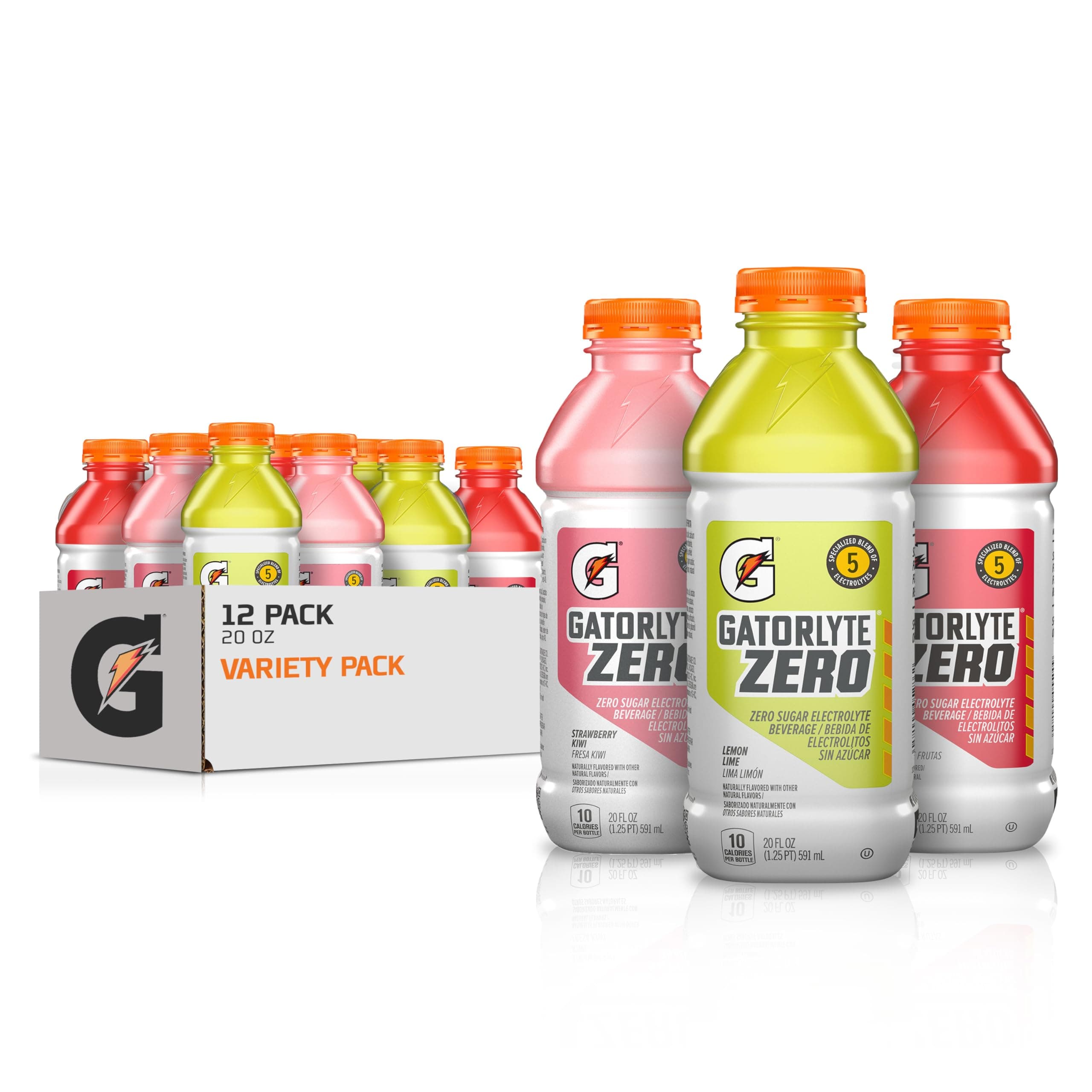 Gatorade Gatorlyte Zero Variety Pack, 20 Fl Oz (Pack of 12)