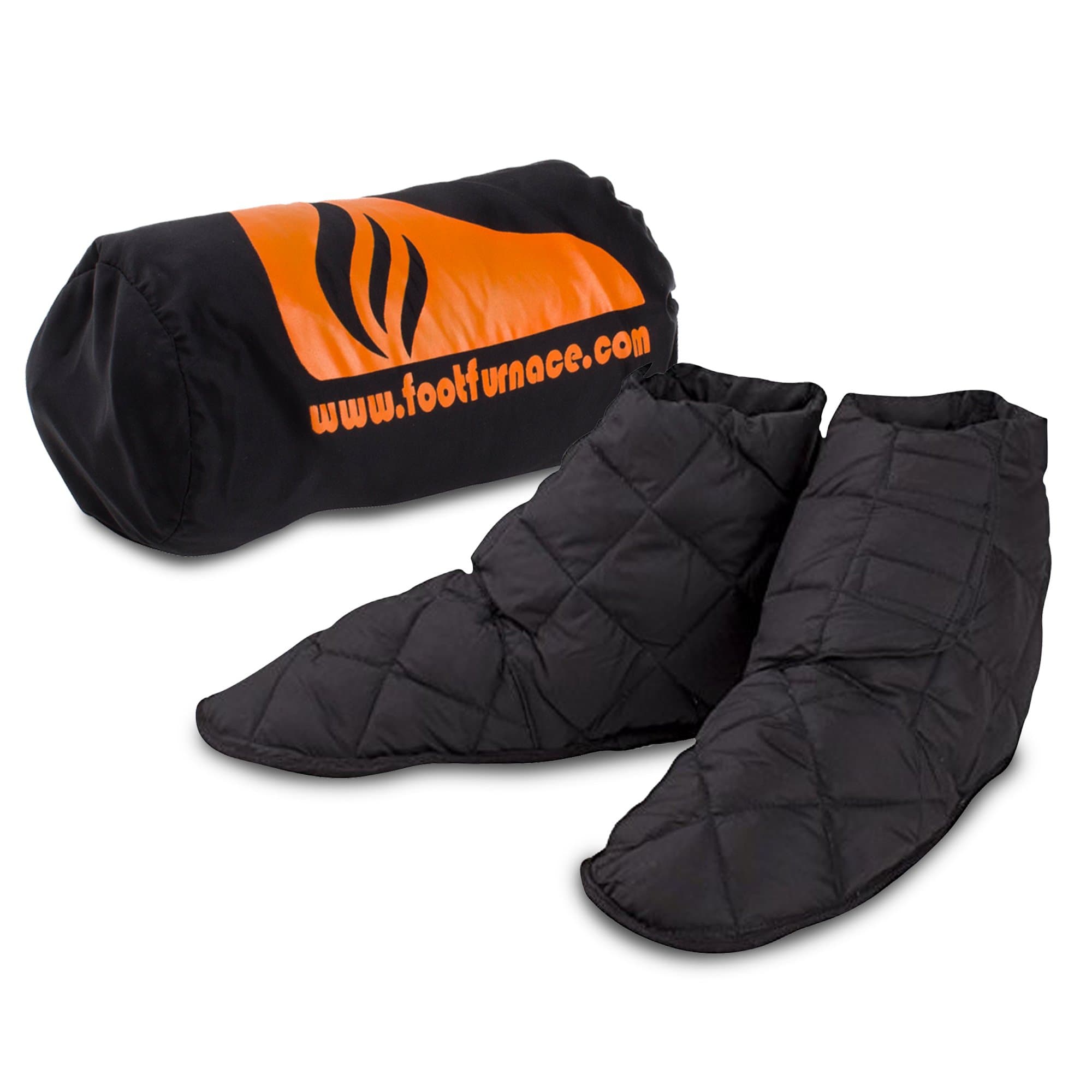 Foot Furnace Genuine Luxury Extra-Warm Bed Slippers. Fully Breathable & Quilted - Stops Cold Feet in Bed - Non-Powered Foot Warming Socks for Cold Feet, Diabetes & Raynaud's