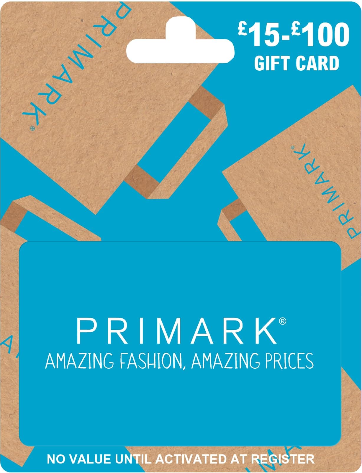 Primark Gift Card – UK and NI redemption only – Delivery by post