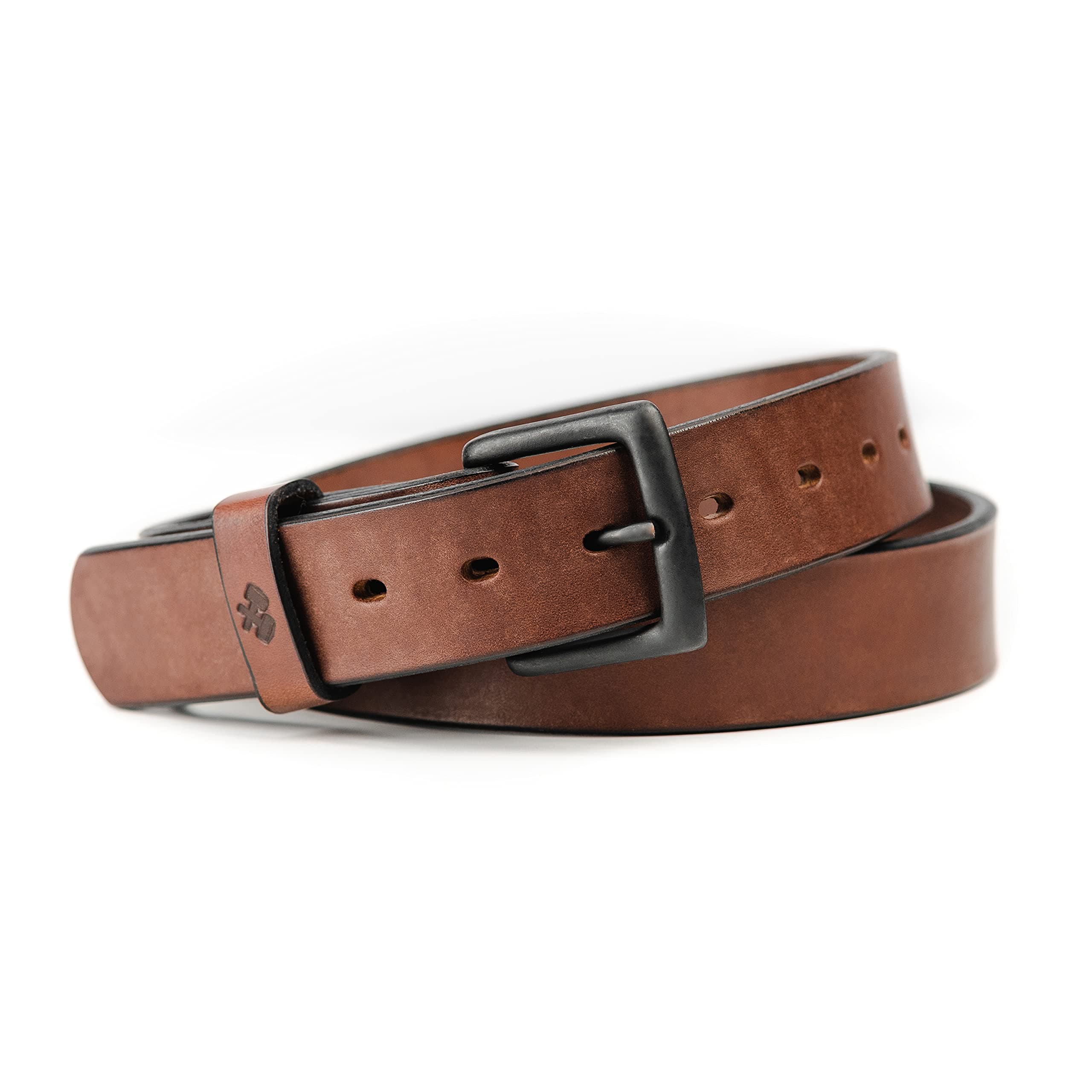 All American Leather Belt | Made in USA | Men's Heavy Duty Work Belt | EDC Belt