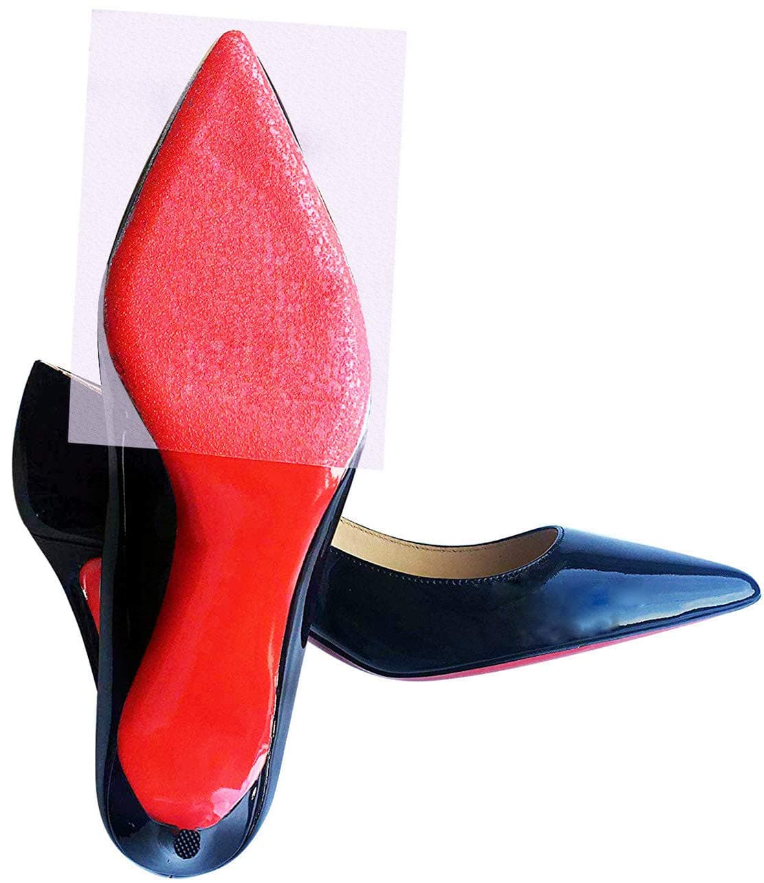 Sole Sticker Crystal Clear Sole Protector for Heels Shoe Bottom Slip Resistant Self-Stick Pads Pack for 4pcs (8pcs(for 4 pairs shoes))