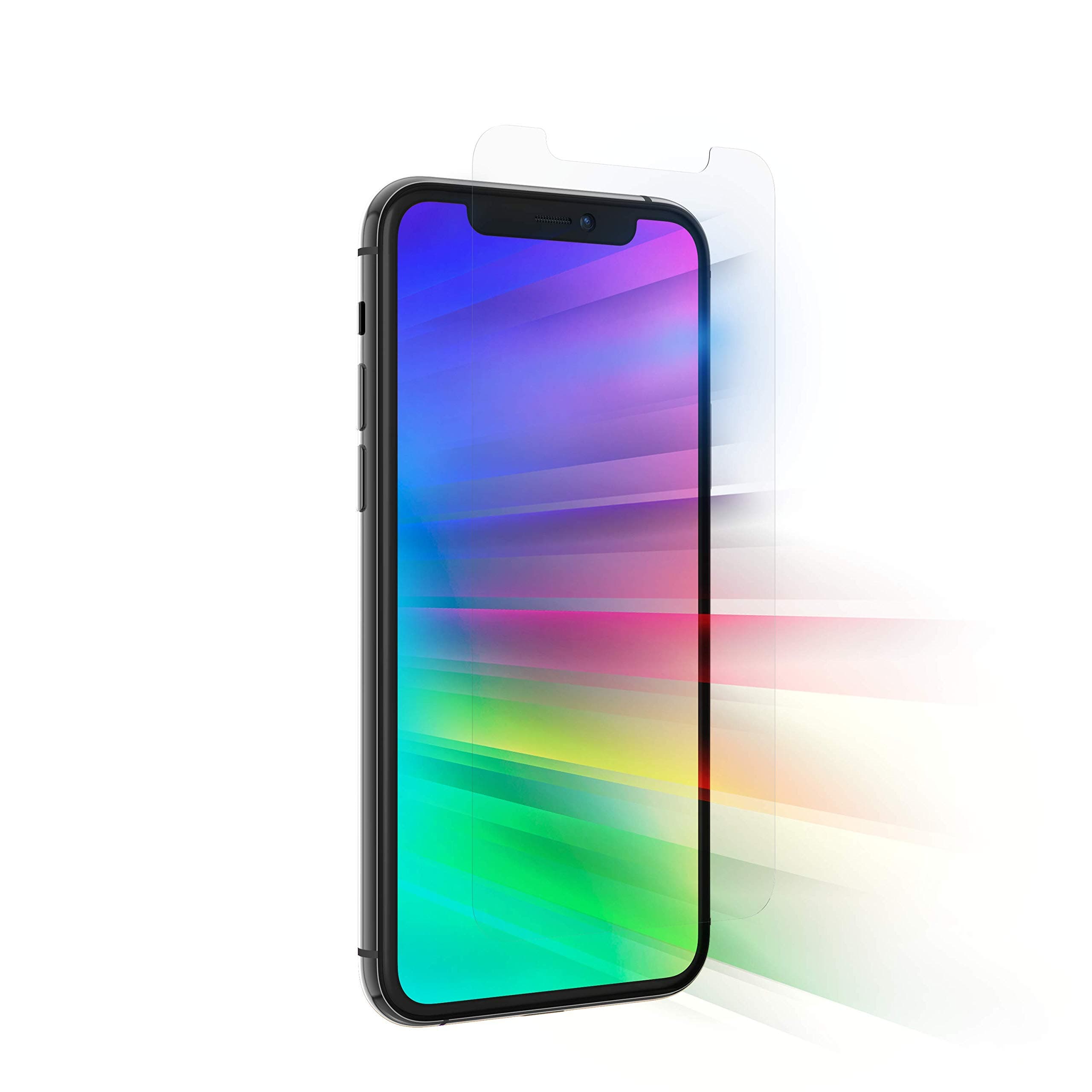 ZAGGinvisibleShield Glass Elite VisionGuard+- Screen Protector - with Blue Light Filter - for iPhone 11 Pro, iPhone Xs, iPhone X - Impact Protection