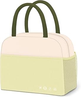 DALINDA Lunch Bag Women, Lunch Box for Women Men Reusable Insulated Lunch Tote Bag, Handbags Case High Capacity for Travel Work Picnic