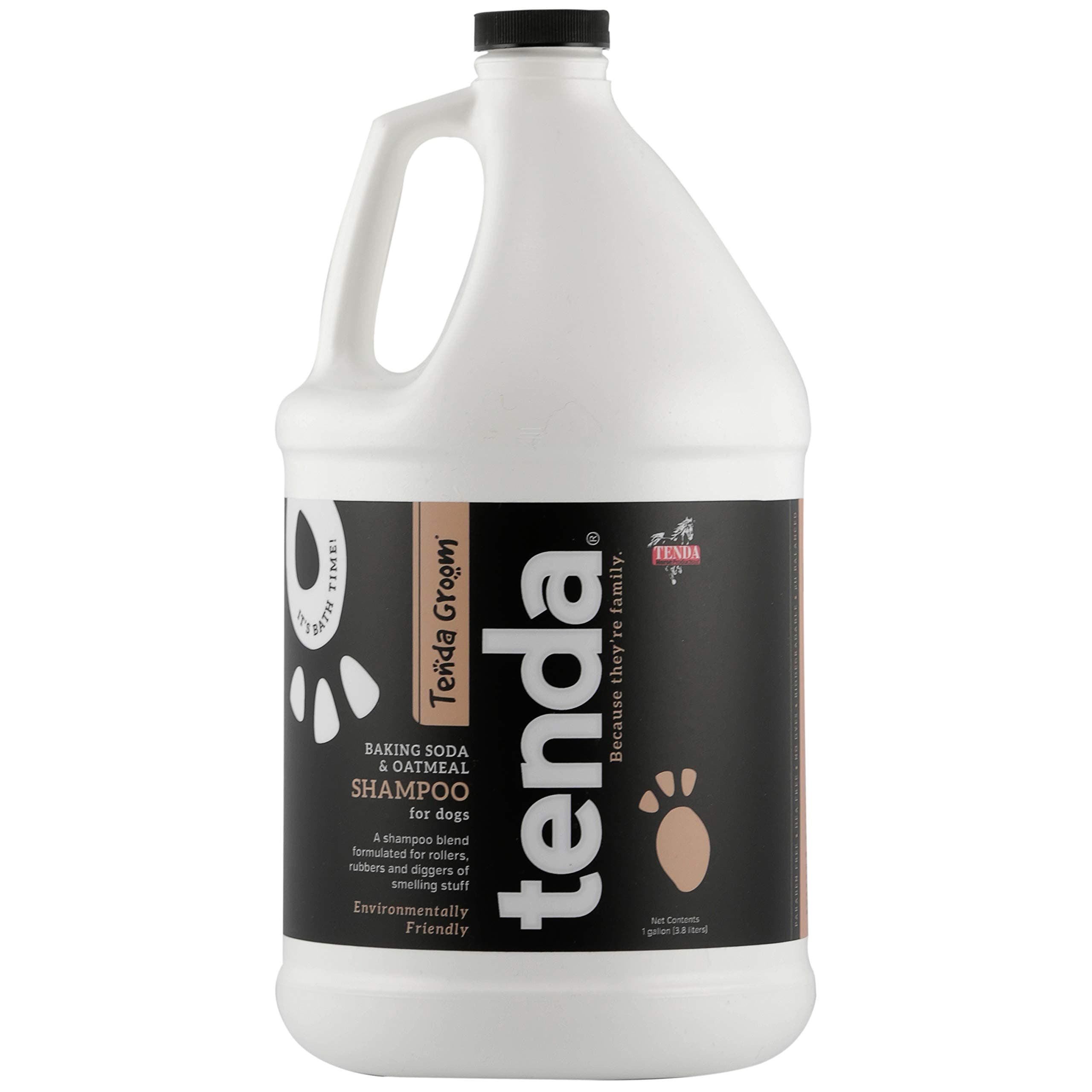 Tenda Groom Baking Soda and Oatmeal Dog Shampoo, Gallon