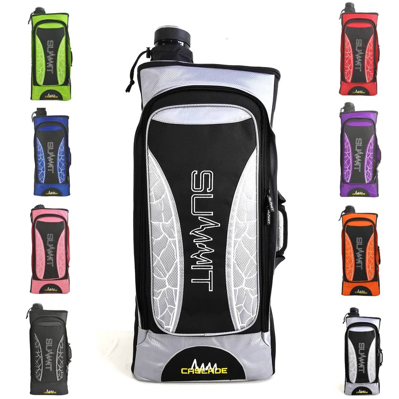 Summit Archery Cascade Recurve Backpack Bow Case (Gray, with Arrow Tube (Add $10, Reg $20))