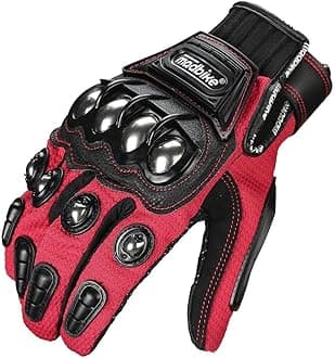 Alloy Steel Touchscreen Bicycle Motorcycle Motorbike Powersports Racing Glove