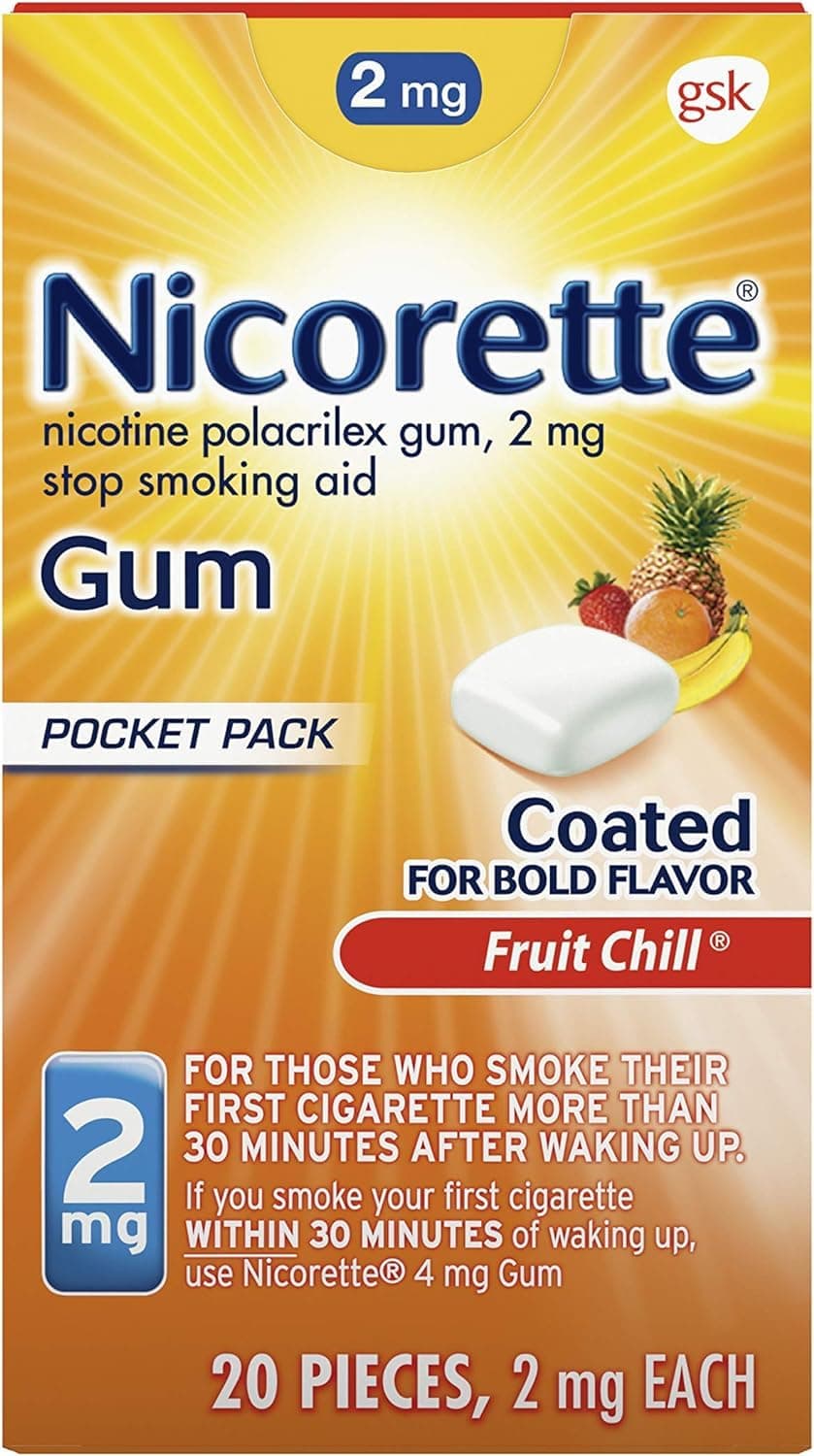 Gum 2mg Fruit Chill - 20 Ea, Pack of 3