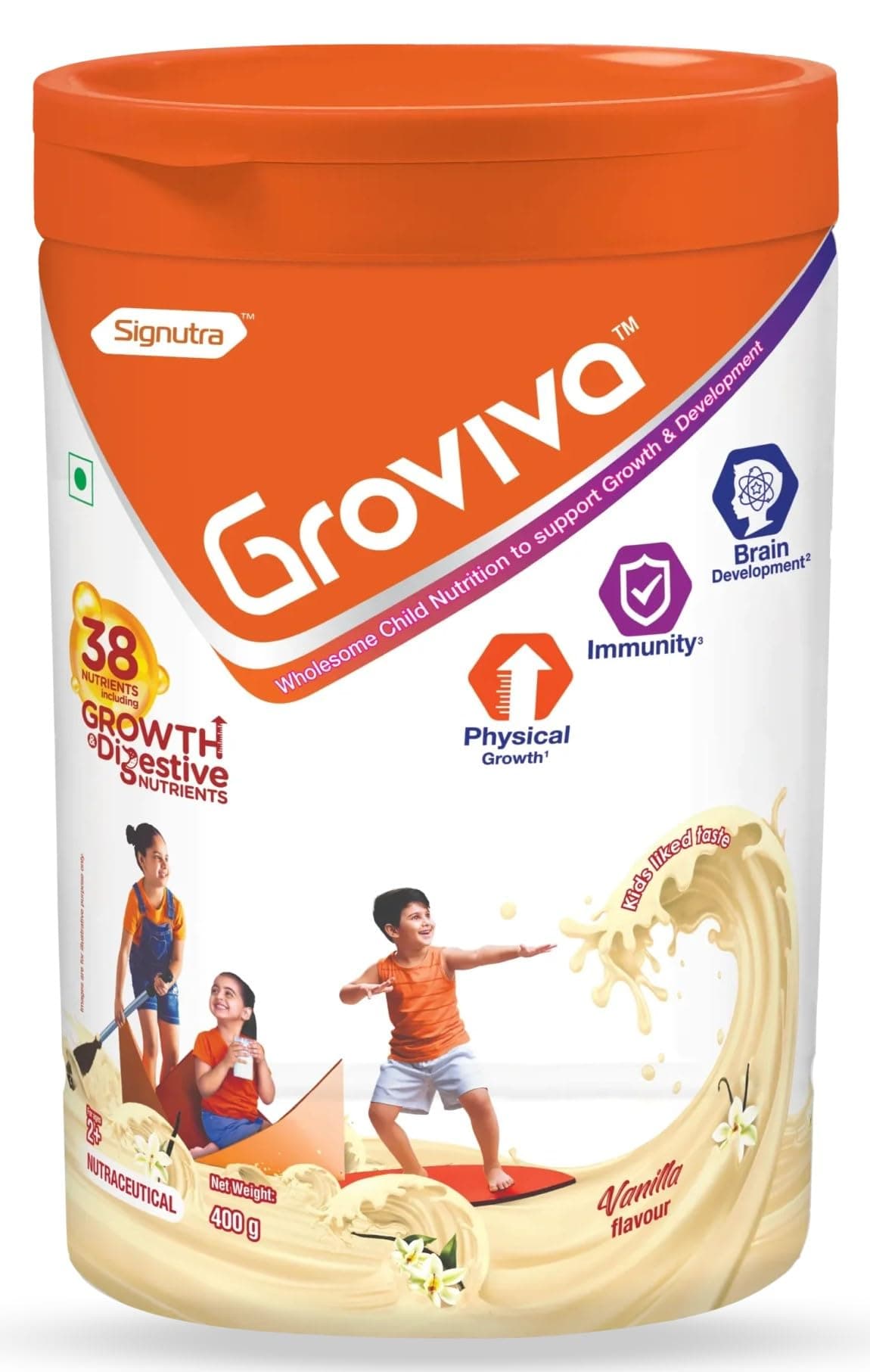 Groviva Child Nutrition Supplement 400g (Vanilla)