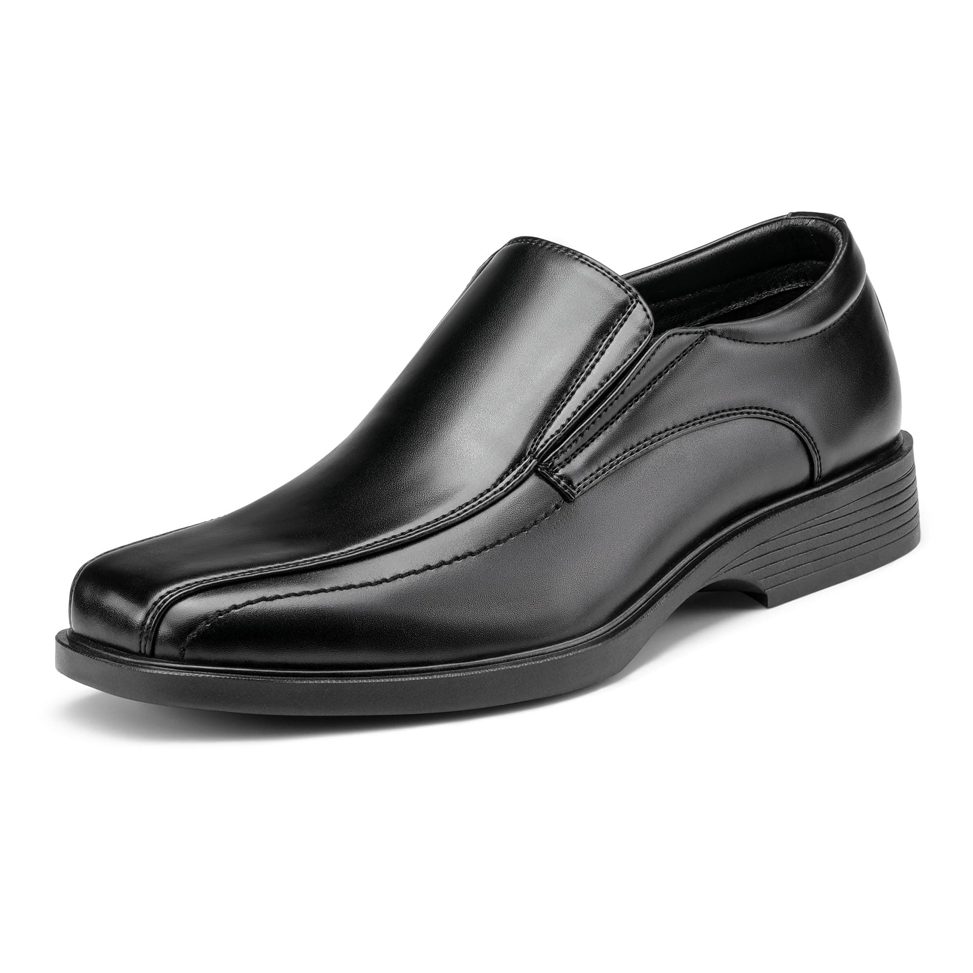 Men's Square Toe Dress Loafers Formal Shoes