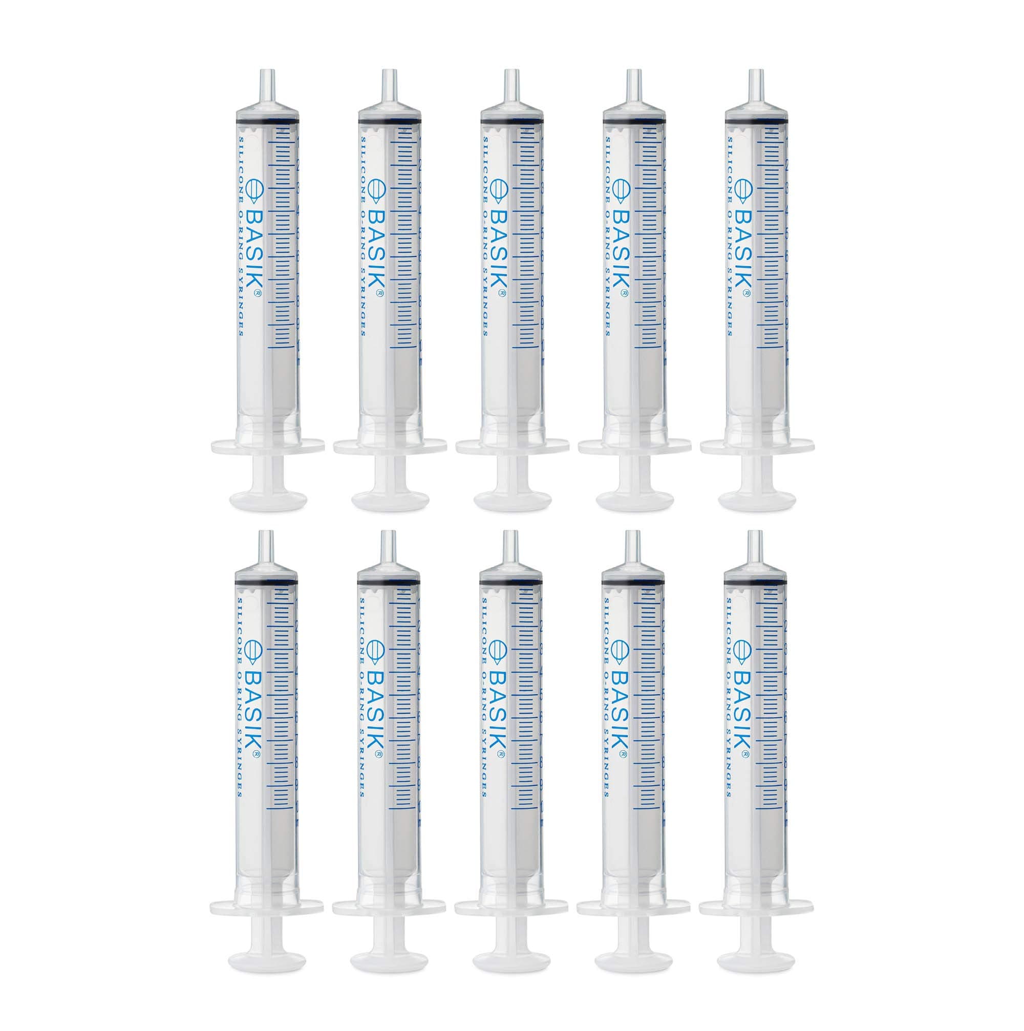 10cc Slip Tip O Ring Syringe Reusable Silicone O Ring Perfect for Hand Feeding Enteral Feeding Crafts 10 / Pack Basik Brand