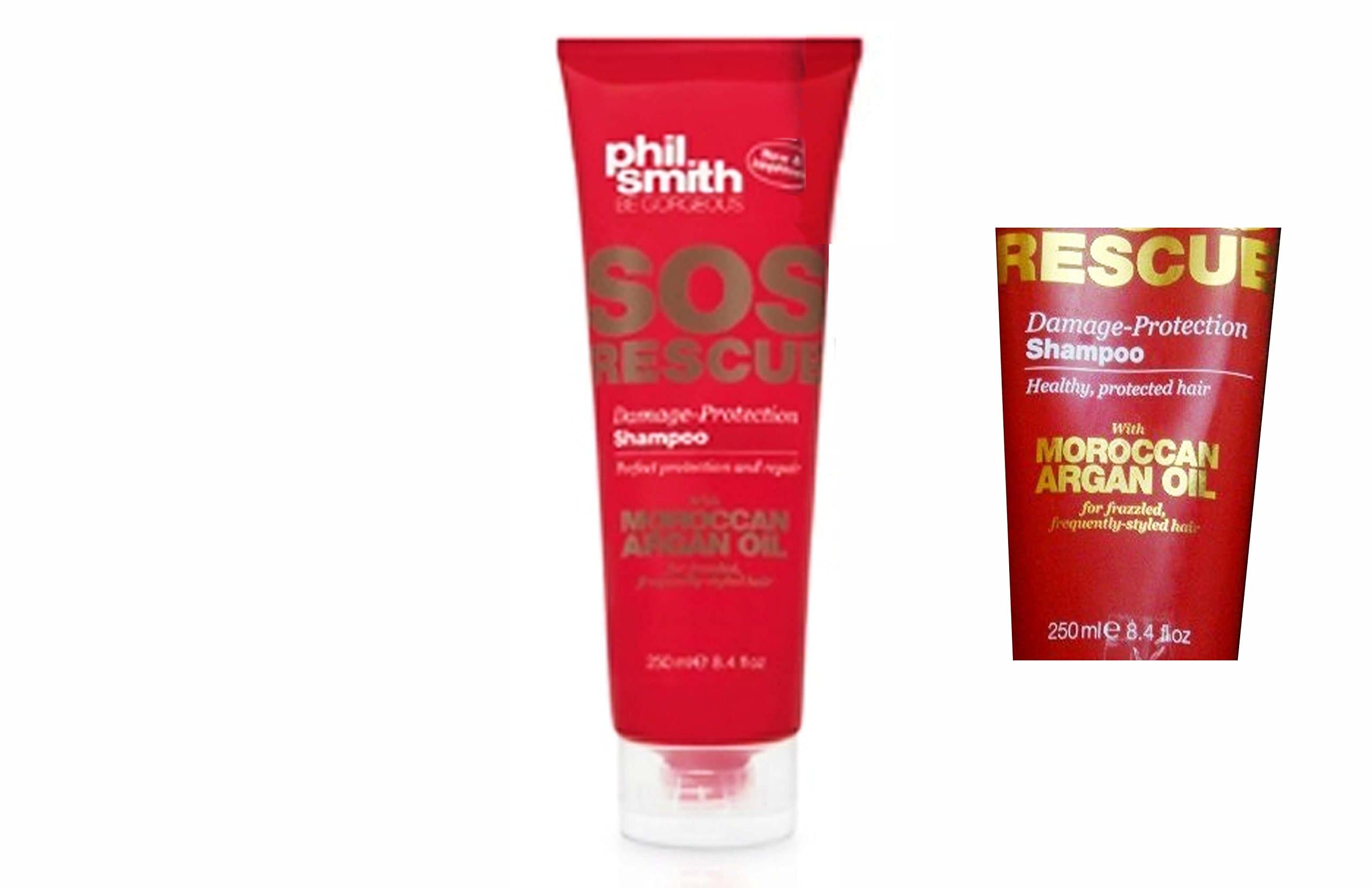 Shampoo 250ml SOS Rescue with Argan Oil by Phil Smith