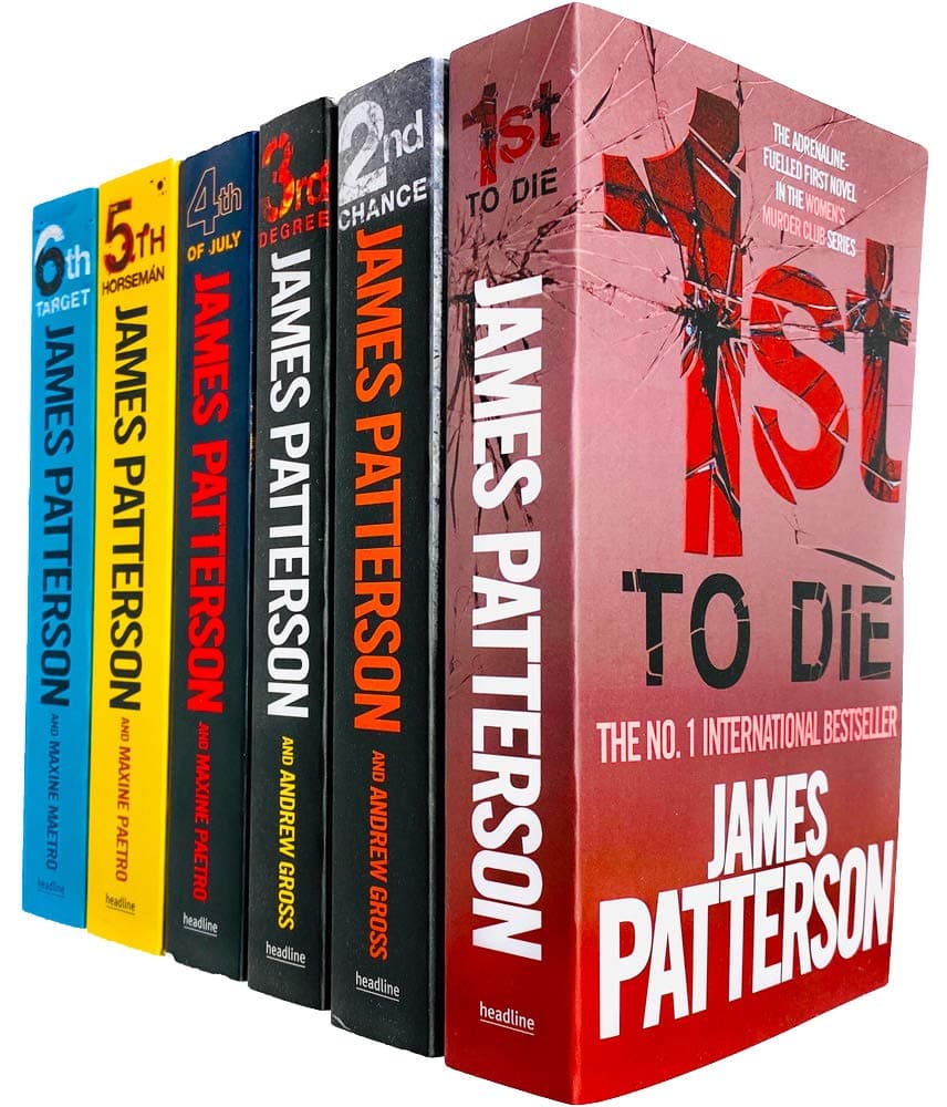 Womens Murder Club 6 Books Collection Set by James Patterson (Books 1 - 6)