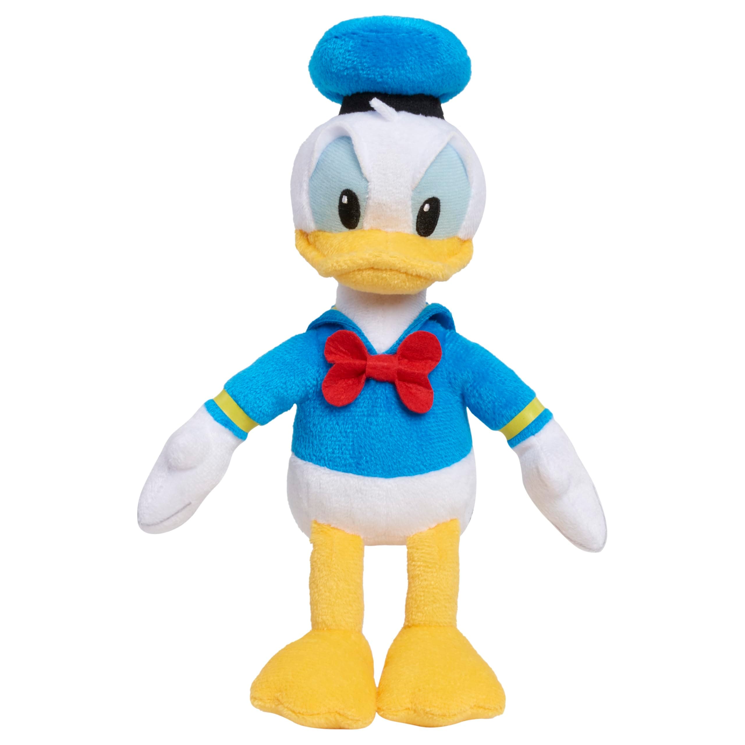 Disney Junior Mickey Mouse Small Plushie Donald Duck Stuffed Animal, Kids Toys for Ages 2 Up by Just Play