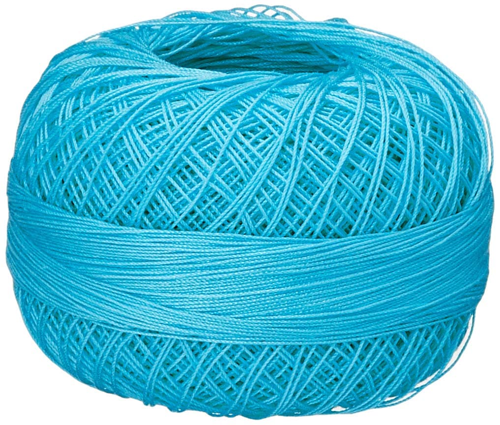 Size 80 HH80658 HH80 Cotton Thread 184 Yds 10 Grams, Ocean Turquoise Lt.