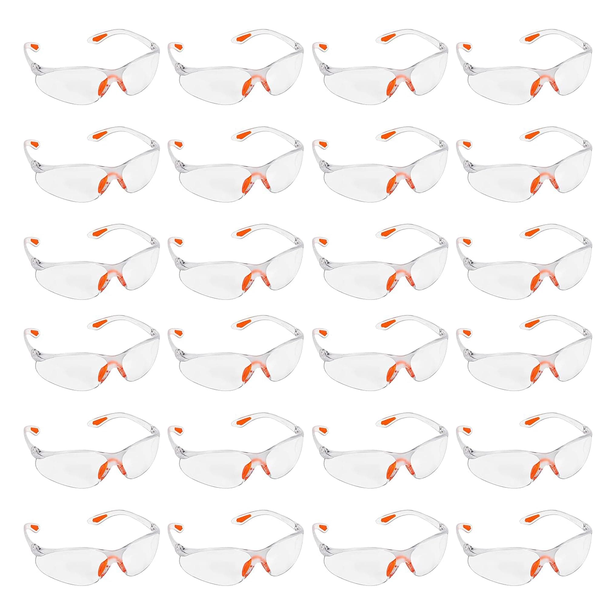 Clear Safety Glasses for Work - Eye Protection Glasses/Safety Goggles for Adults - Anti-Fog Protective Glasses for Work, Squash & Airsoft