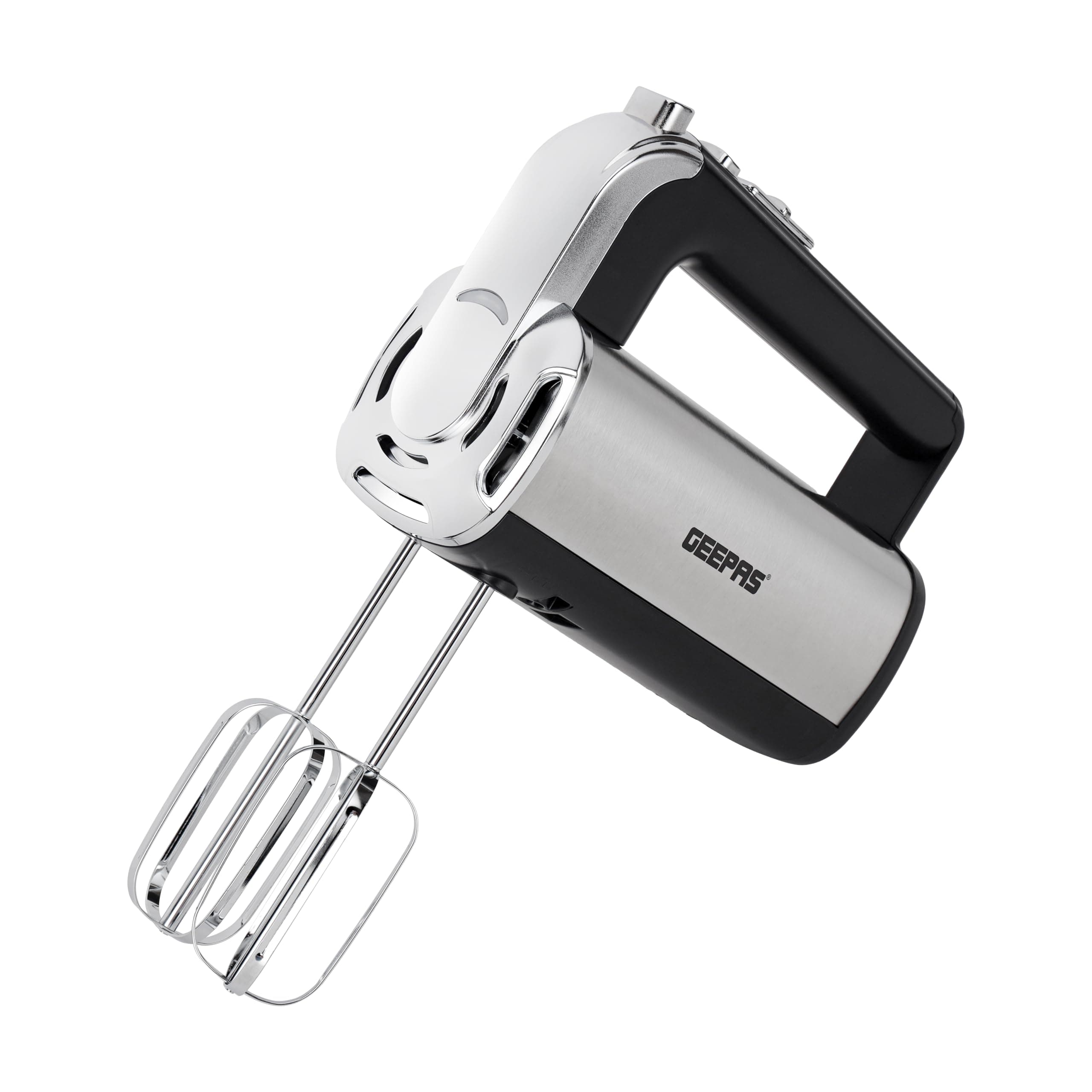 GHM2001 160W Hand Mixer - Professional Electric Handheld Mixer for Baking - 5 Speed Function, Includes Stainless Steel Beaters & Dough Hooks, Eject Button