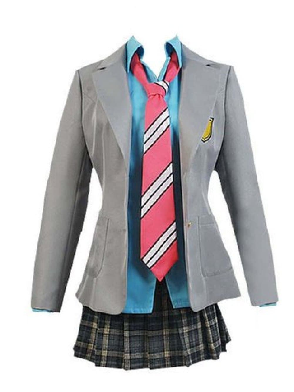 Maconaz Your Lie in April Kaori Miyazono Tsubaki Sawabe Uniform Womens