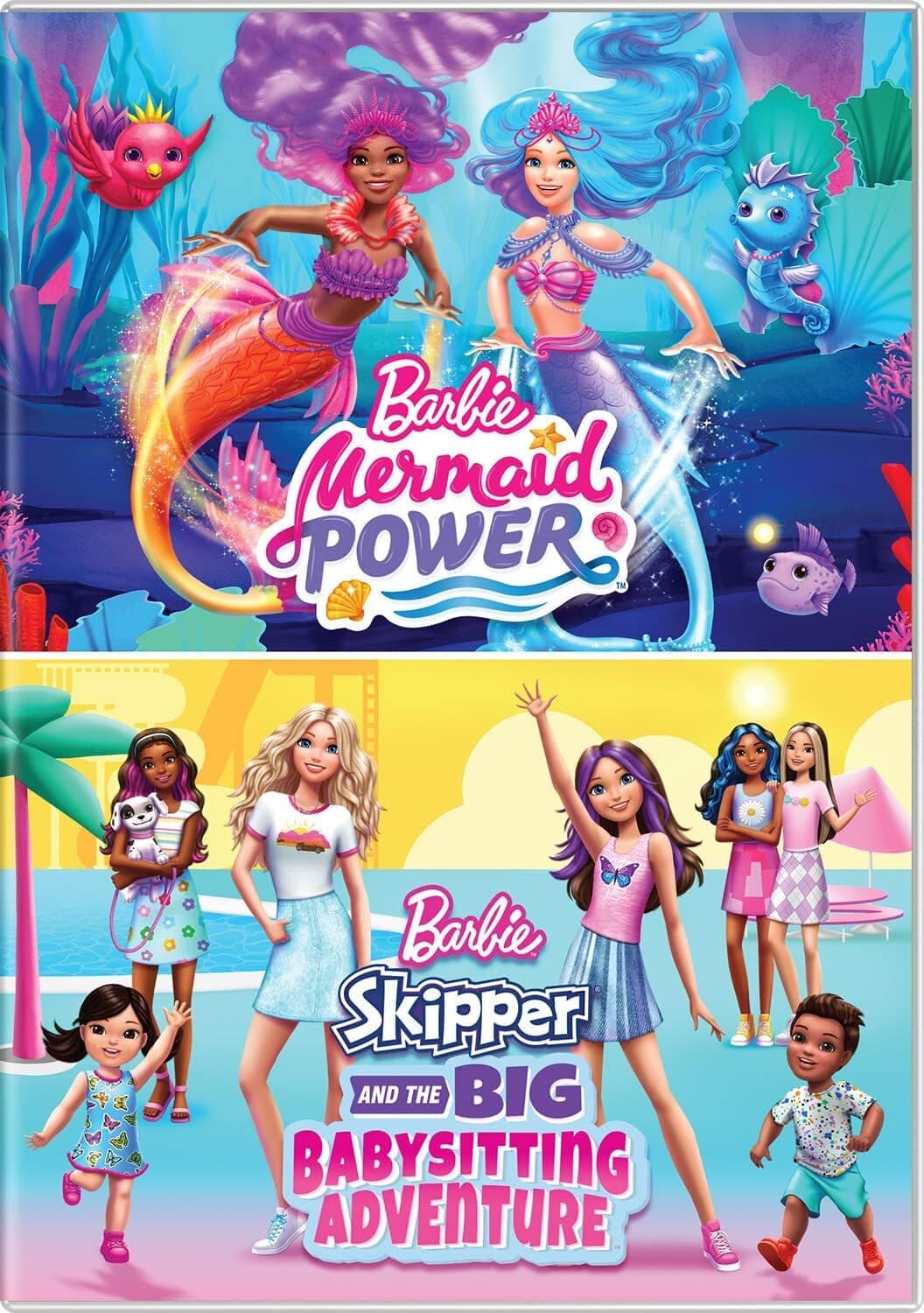 BARBIE DOUBLE FEATURE: BARBIE: MERMAID POWER [DVD]