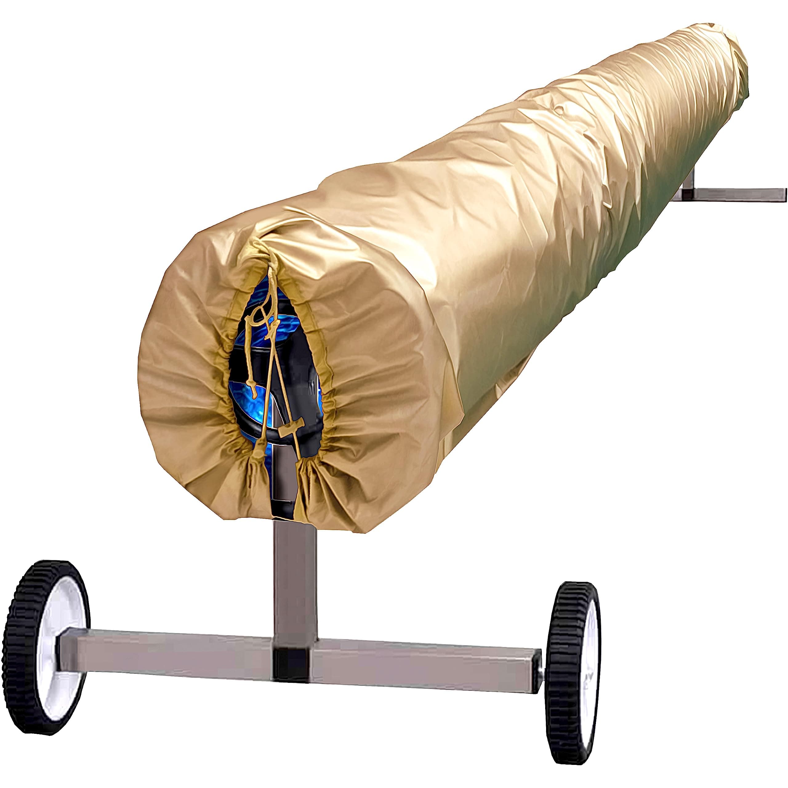 Pool Solar Reel Cover, Protective Cover for Solar Blanket Reels up to 20 FT Wide, Waterproof UV Resistant Pool Covers for Inground Pools