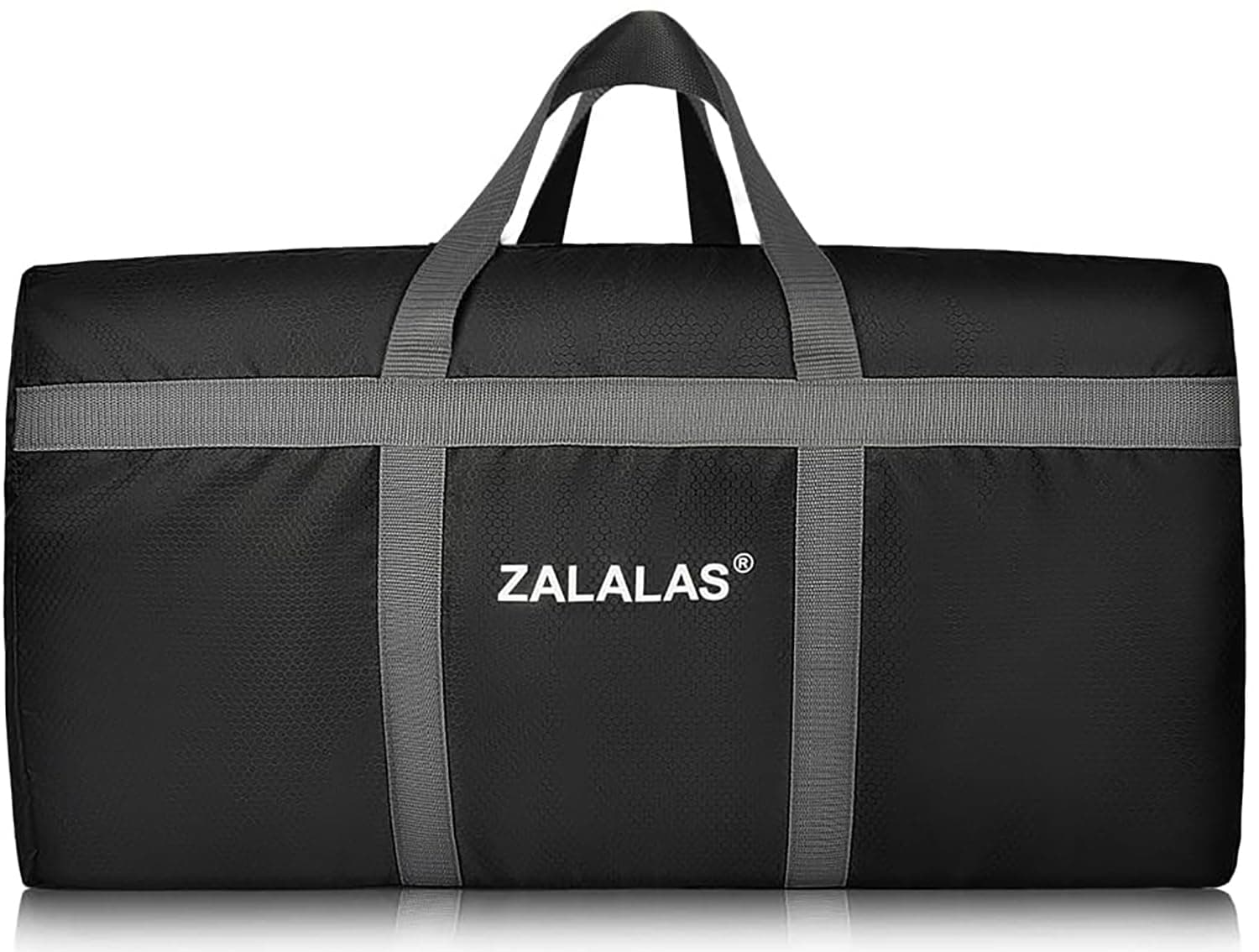 Foldable Duffle Bag, 96L Extra Large Travel Duffel bag Lightweight Weekender Bag for Men Women Water-proof & Tear Resistant,Black