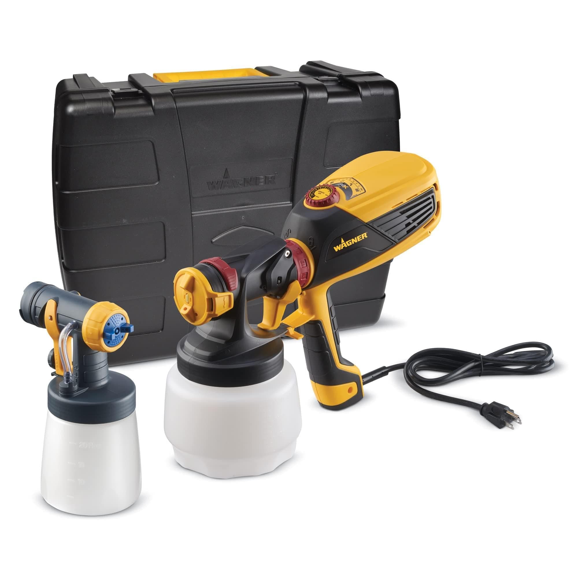 Spraytech 0529010 FLEXiO 590 Handheld HVLP Paint Sprayer, Sprays Most Unthinned Latex, Includes Two Nozzles - iSpray & Detail Finish Nozzle, Complete Adjustability for All Needs, Multi-Colored