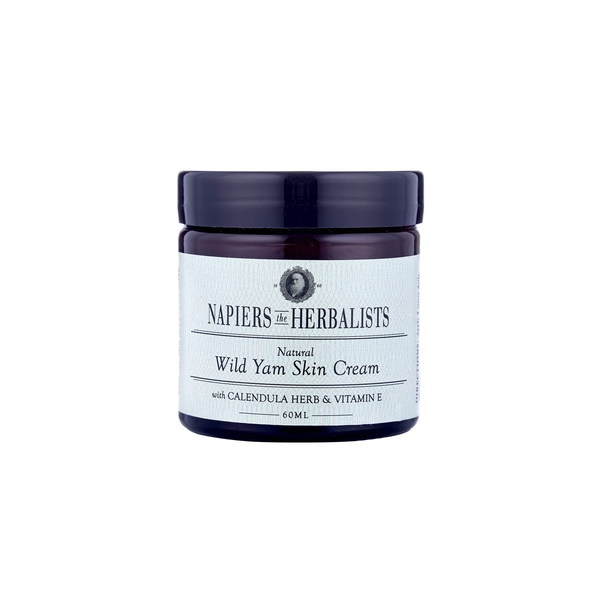 Napiers Vegan Wild Yam and Marigold Cream - Natural Relief for Menopause and Perimenopause Symptoms and Dry Skin - 60 ML