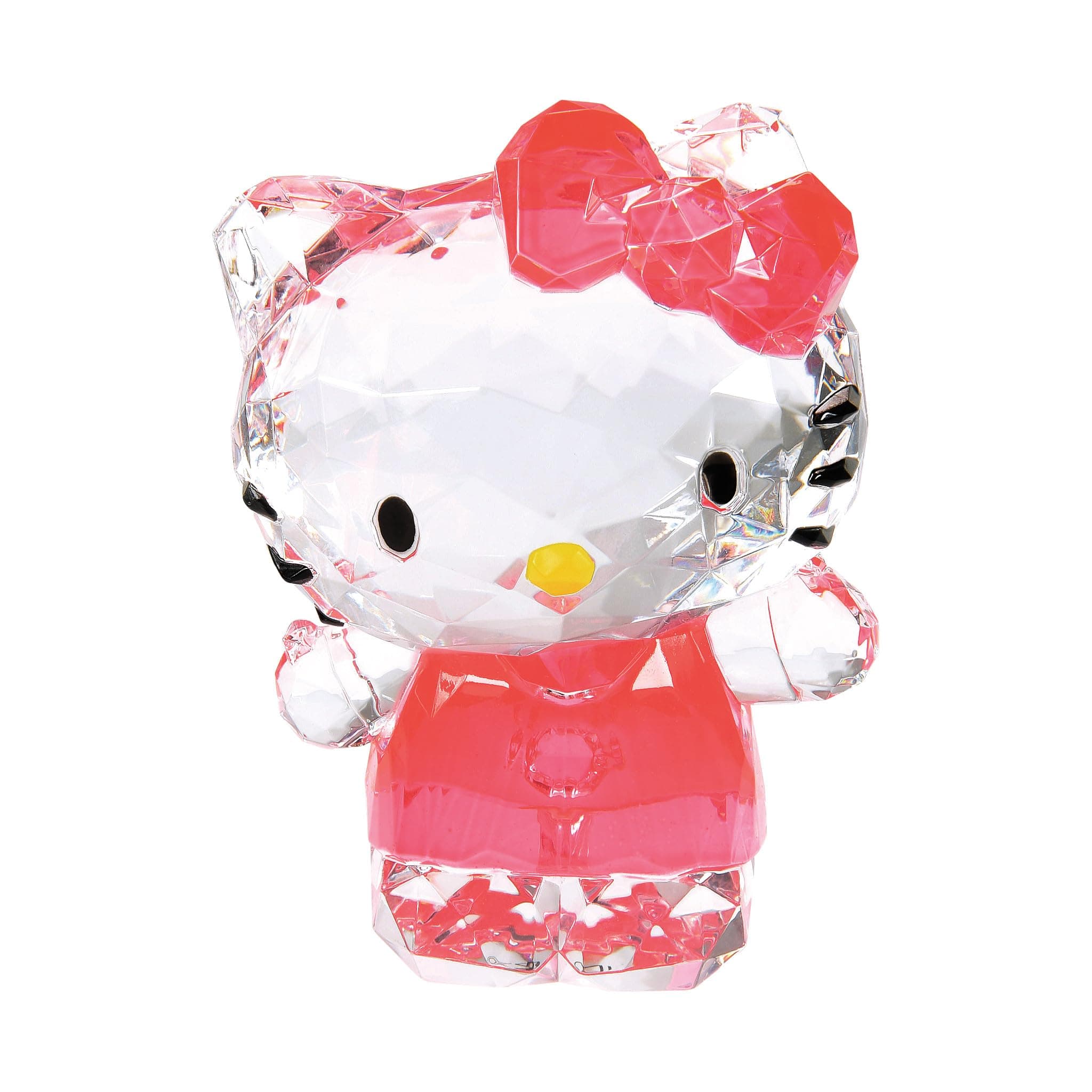 Enesco FACETS Sanrio Hello Kitty Waving Miniature Figurine, 1.9 Inch, Multicolor