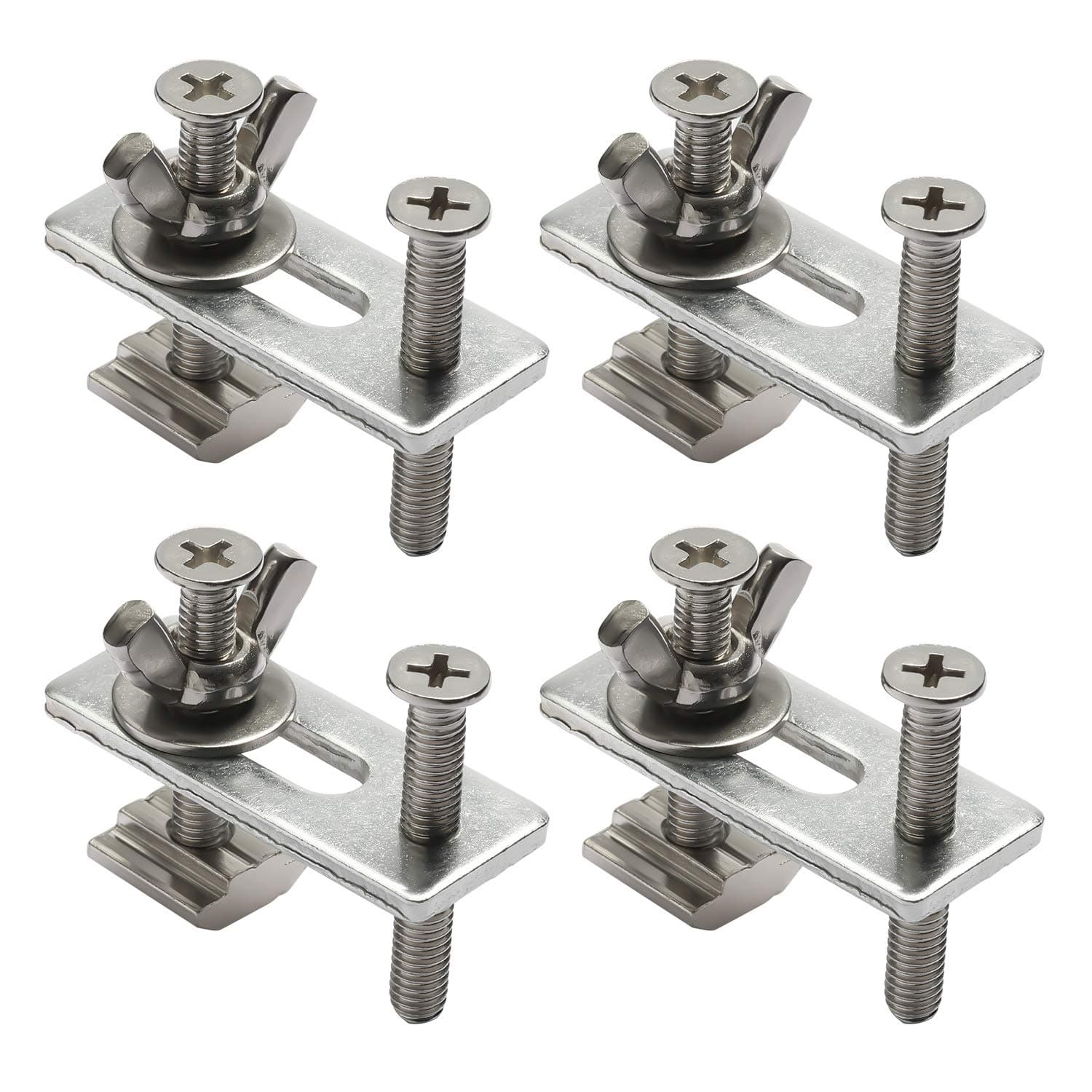 4PCS T-Track Mini Hold Down Clamp Kit, Compatible with 3018-PRO/3018-MX3/3018-PROVer CNC Router Machine