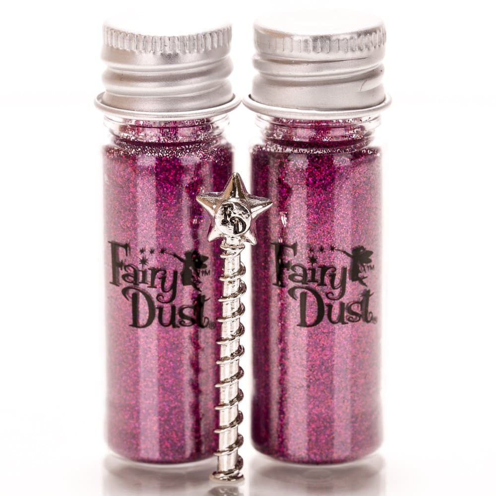 Fairy Dust Magic Vials of Fairy Dust and Magic Wand Set | Authentic from The Land of Sorralia | Blushing Beauty | 2 Pack
