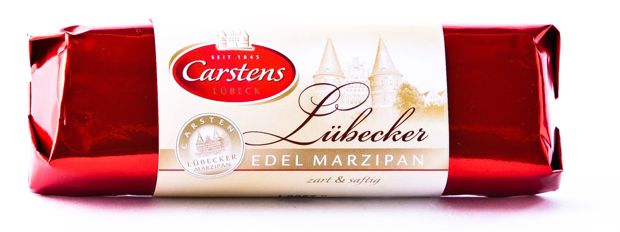 Carstens LubeckerChocolate Covered Marzipan Loaves 4.4 Oz