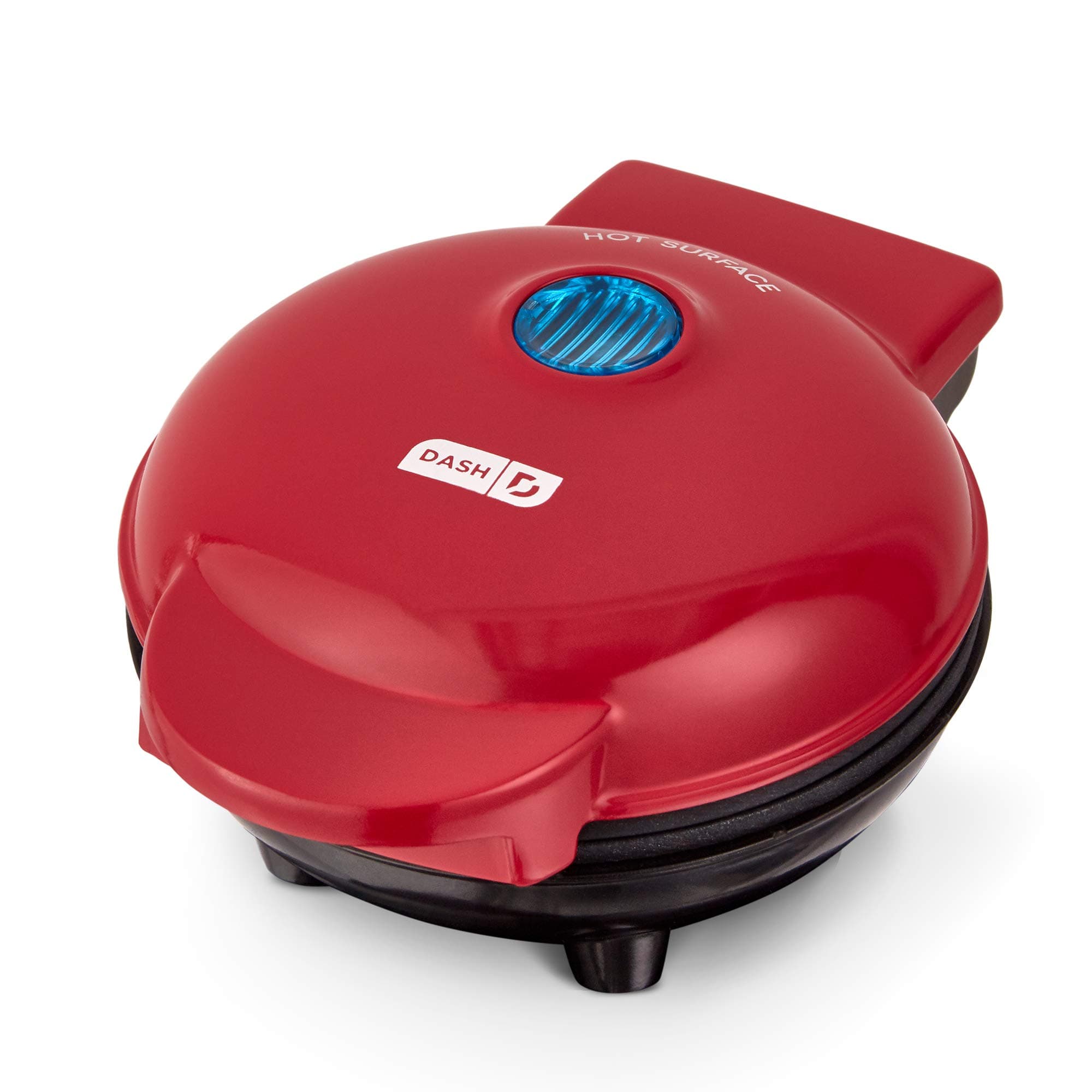 Mini Maker Grill - Compact & Indoor Electric Grill - Efficient & User-Friendly Device with Nonstick Surface - Quick Heat-Up System - Easy-to-Clean & Store - Red
