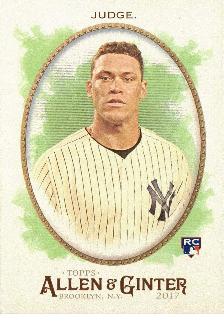 2017 Topps Allen & Ginter Baseball #172 Aaron Judge Rookie Card