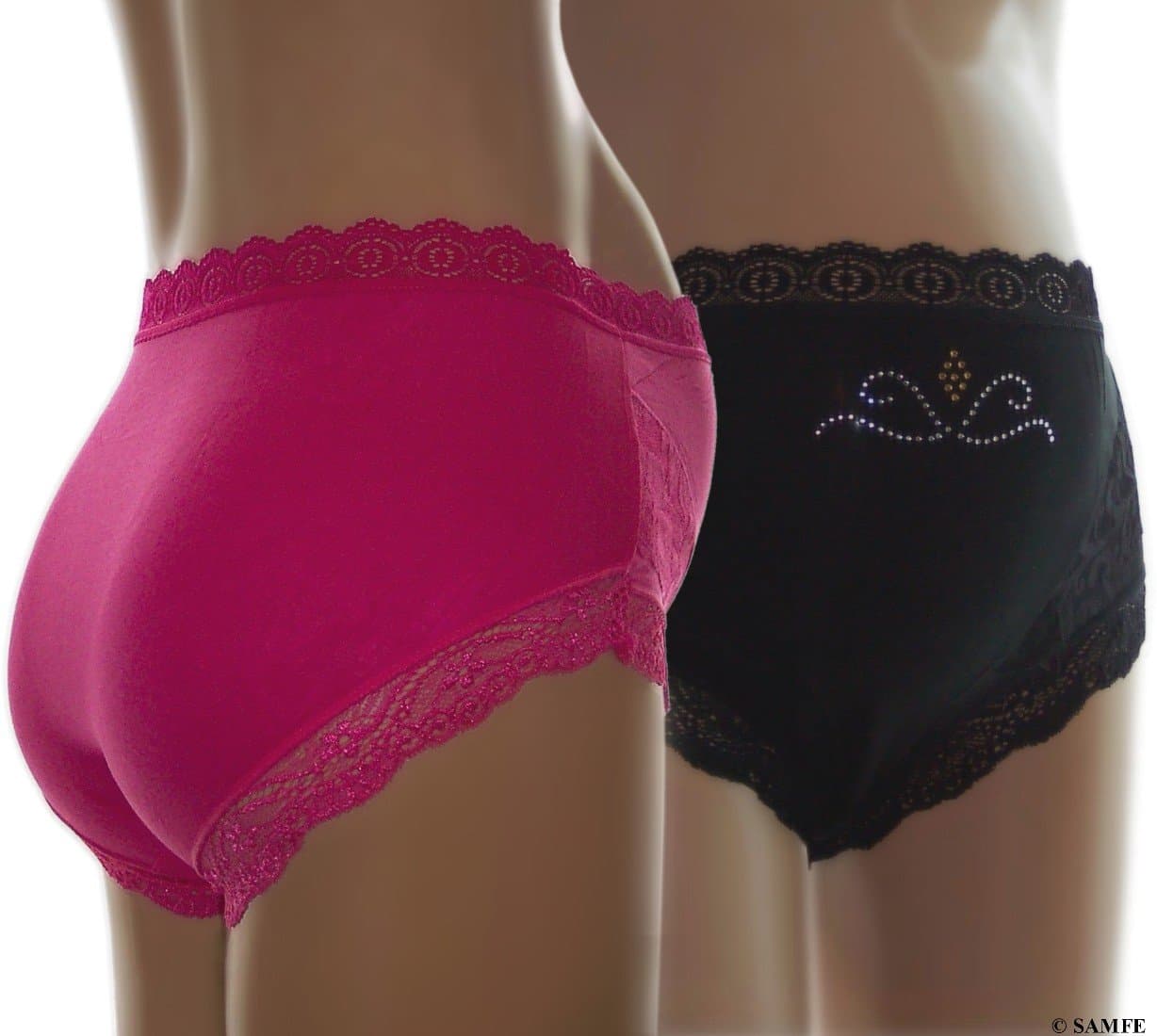 Super Soft Lace-Trim Maternity Panty