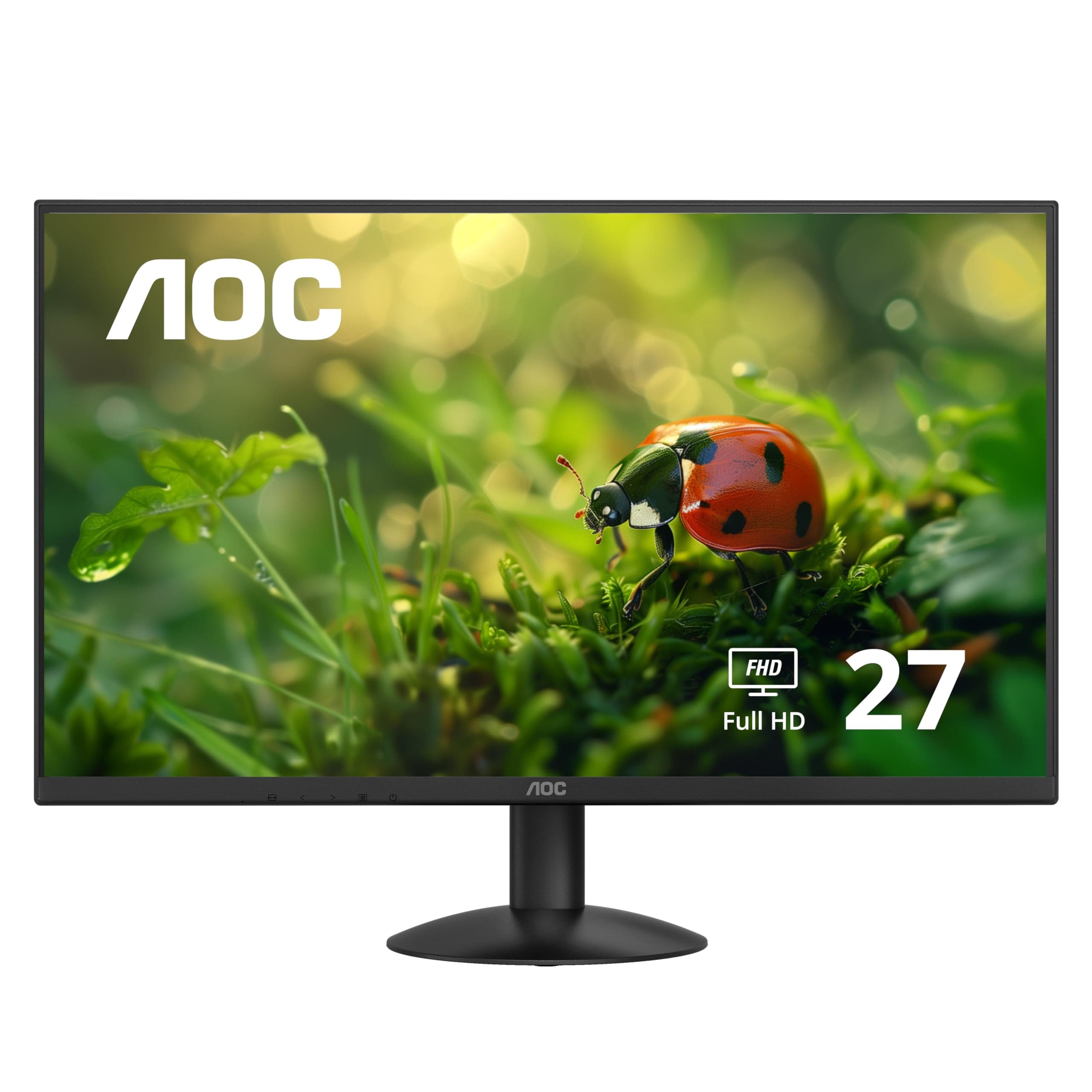 27B30H 27ā Frameless IPS Monitor, FHD 1920x1080, 100Hz, 103% sRGB, for Home and Office, HDMI x1, VGA x1, Low Blue Mode, VESA Compatible, Black