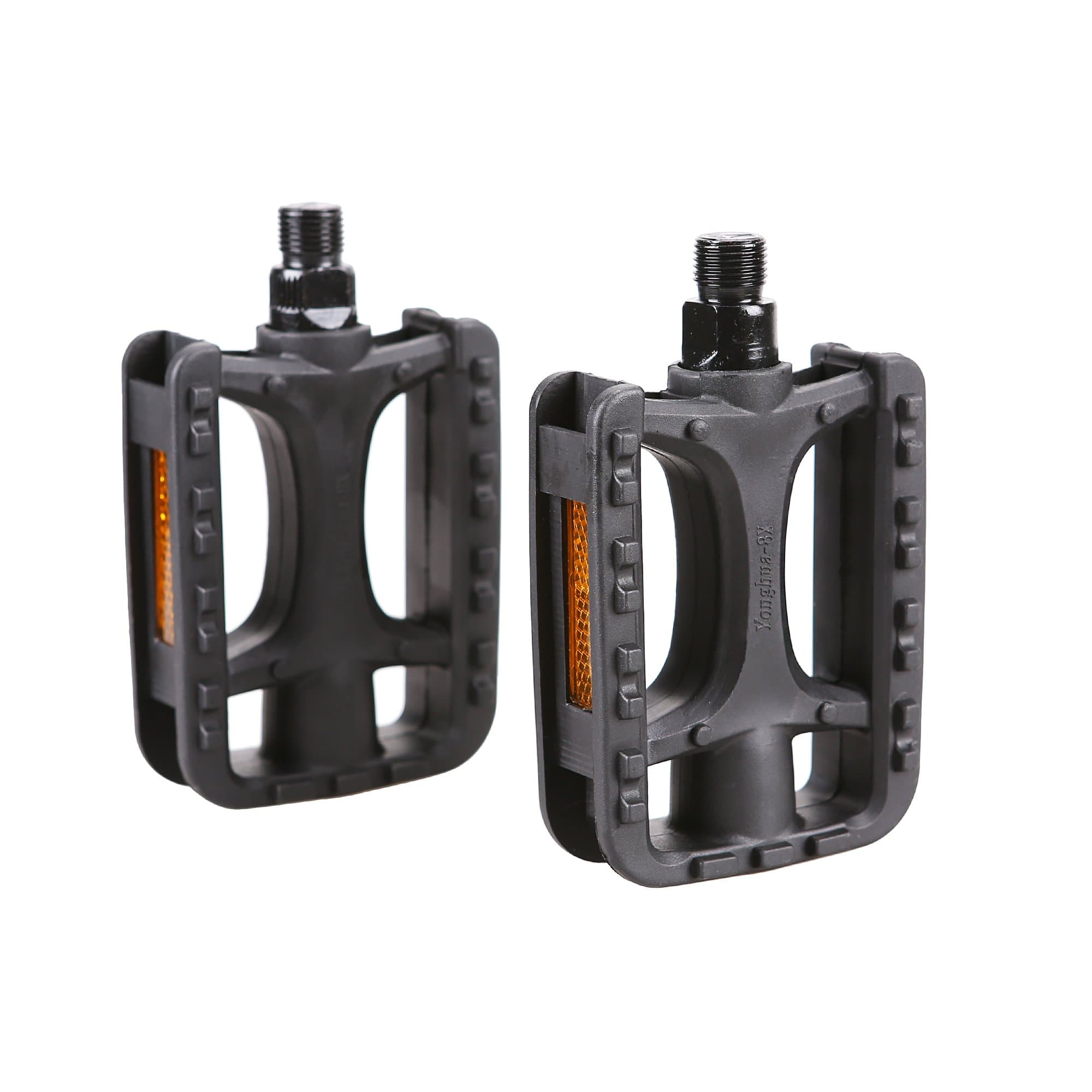 EPICORD Bike Universal Pedals Black, 1/2 x 9/16-Inch