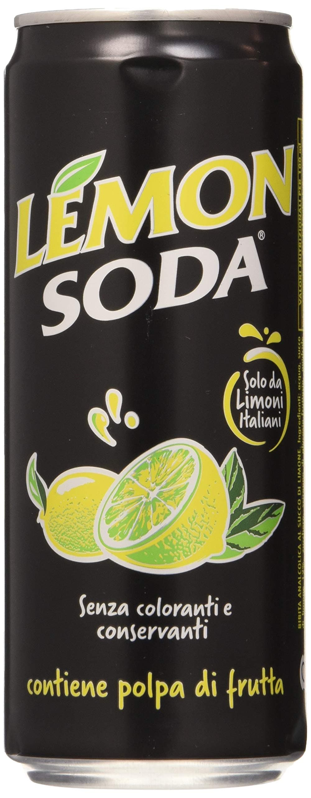 Lemon Soda Set 24 Lemonsoda can 33cl Soft Drink for Parties, Multi-Coloured, One Size