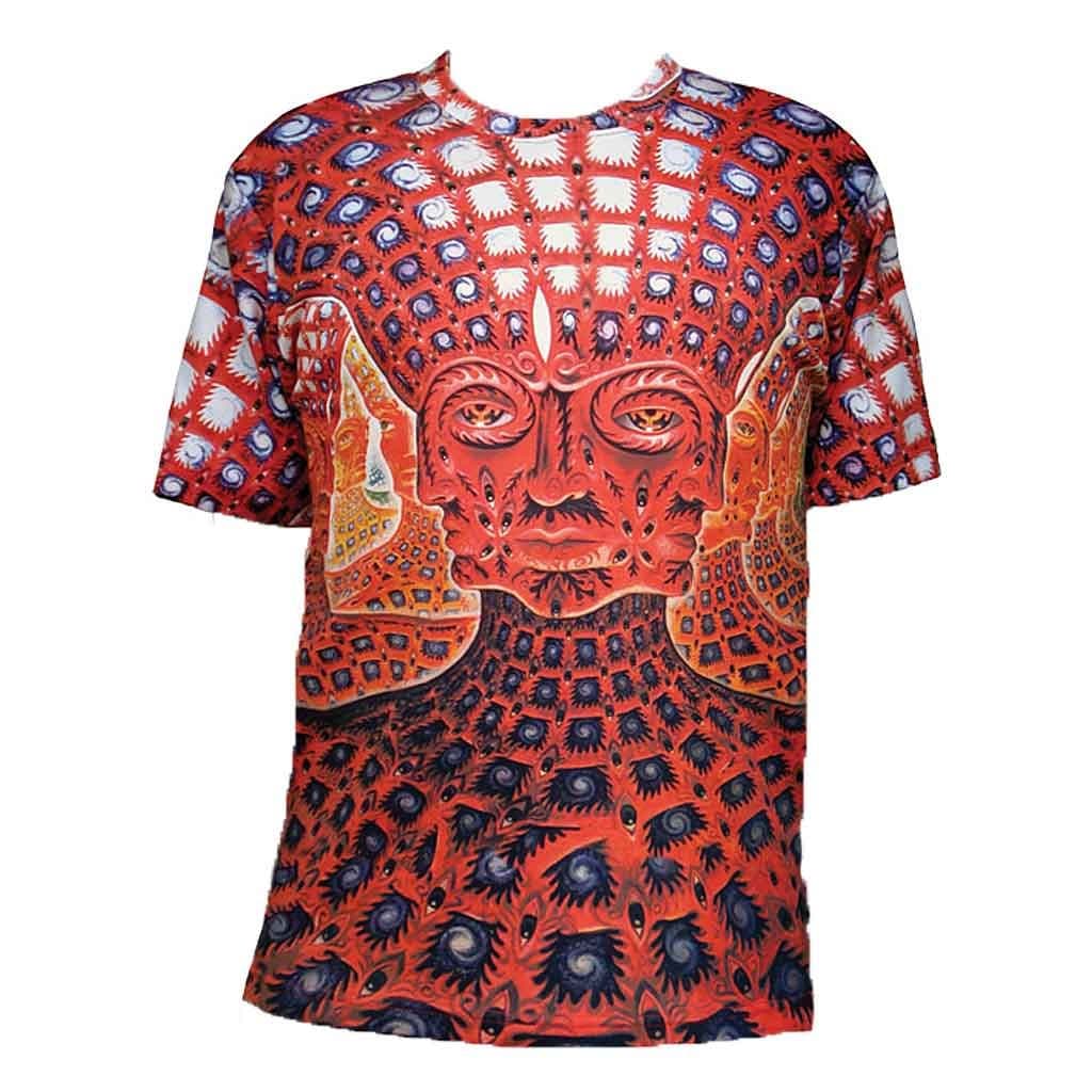 Net of Being Visionary Art Alex Grey T-Shirt | Crystal Tara - CT71-86 (Large)