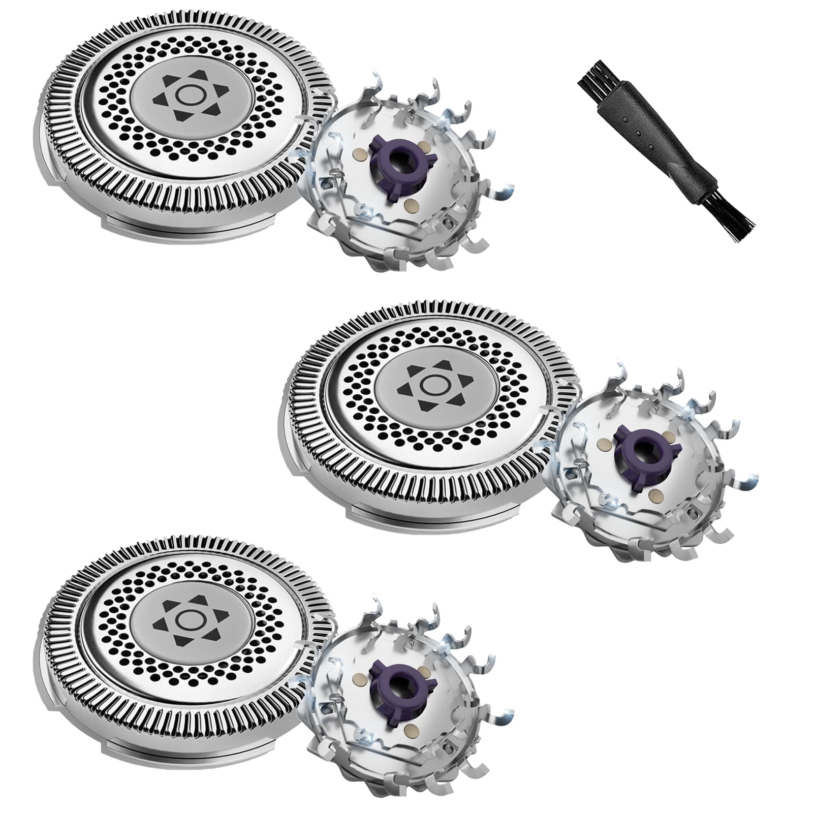 SH98/72 Head Shaver Replacement compatible with Philips Norelco S9000 Prestige Replacement Blades for Philips electric Shaver Series 9000 Prestige SP9800, SP9820, SH98 replacement shaving heads,3Pcs
