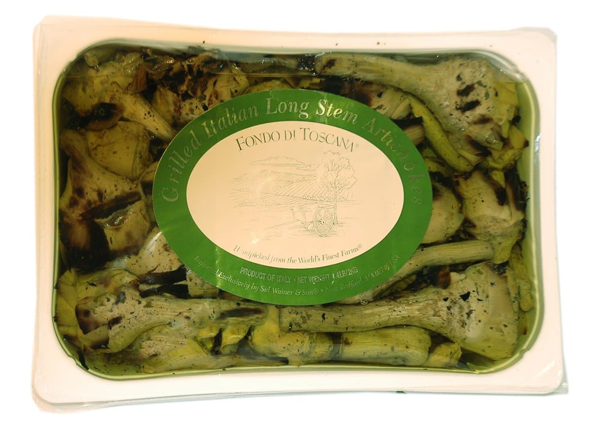 Fondo di Toscana Grilled Long Stem Artichokes with Herbs, 4.4 Pounds